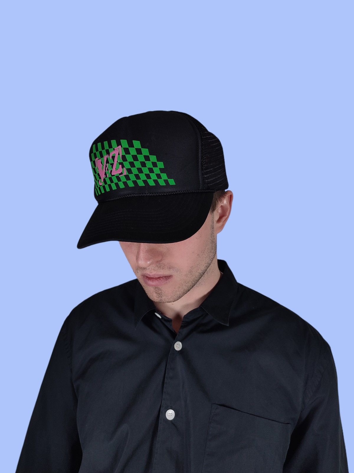 Vintage 80s Vintage Racing Trucker Cap Size ONE SIZE - 3 Thumbnail