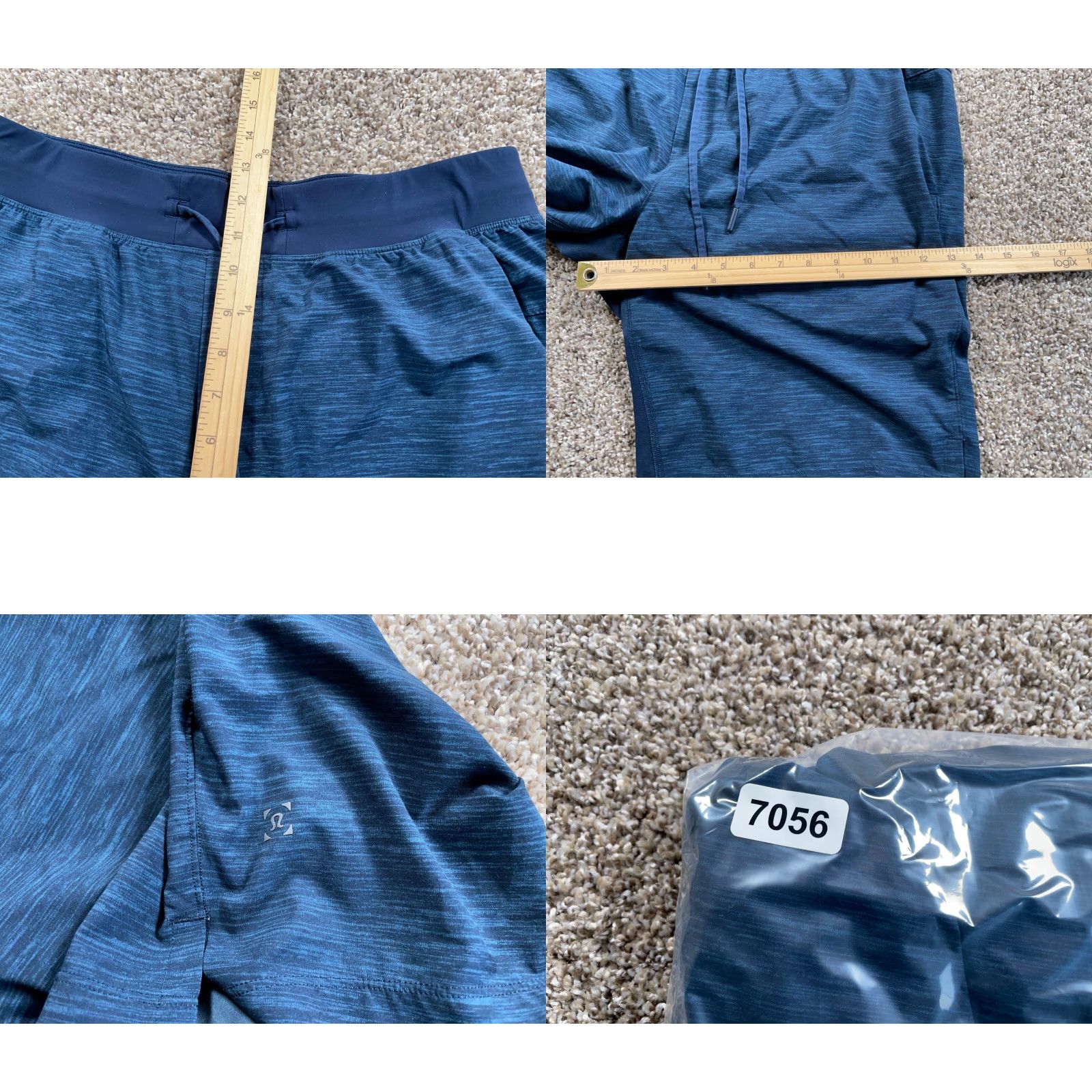 Lululemon VINTAGE Lululemon T.H.E. Short Lined Men's Large Blue 9" Inseam Drawstring Pockets LM7AS Size US 32 / EU 48 - 8 Thumbnail