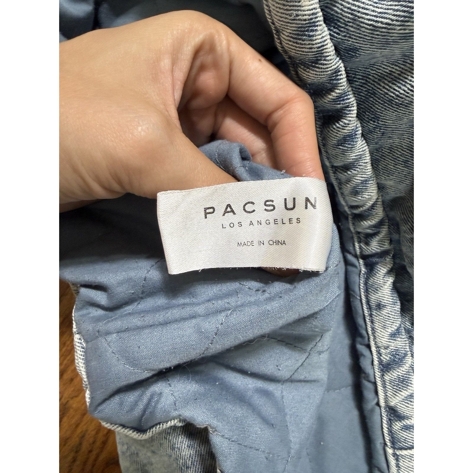 Pacsun PacSun x Playboy Vintage Inspired Denim Varsity Jacket Size US M / EU 48-50 / 2 - 10 Thumbnail