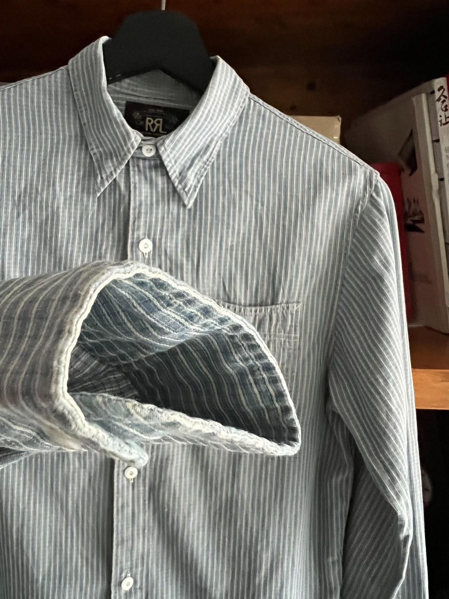 RRL Ralph Lauren RRL Double RL Vintage Pinstripe Work Shirt Size US XS / EU 42 / 0 - 4 Thumbnail