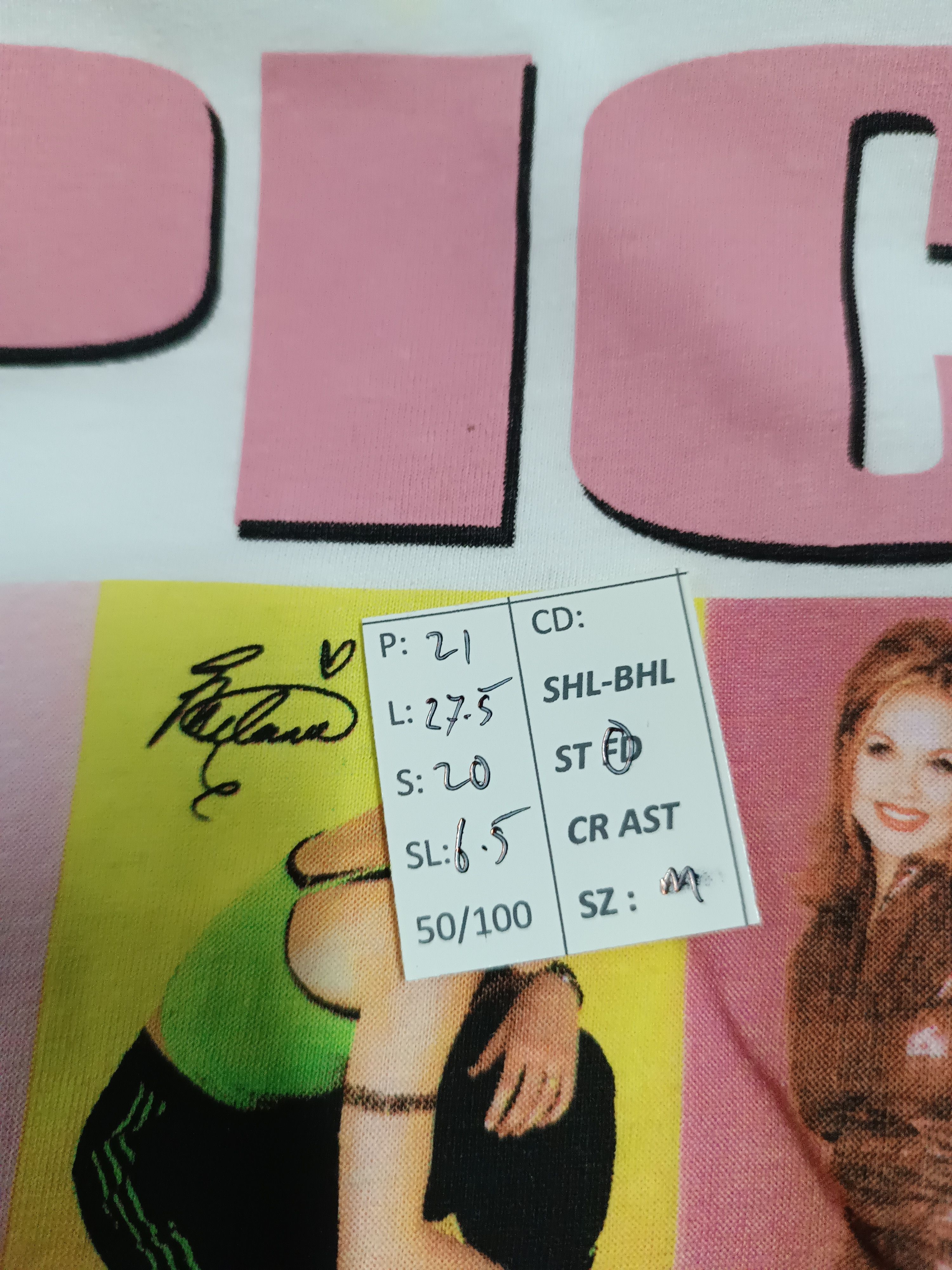 Rap Tees VINTAGE SPICE GIRLS LINE UP TEE BLUR OASIS BACKSTREET NSYNC Size US M / EU 48-50 / 2 - 16 Thumbnail
