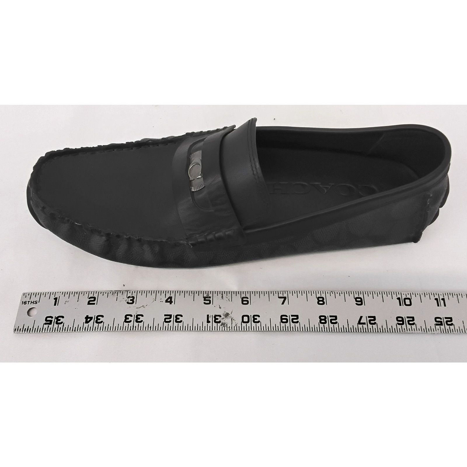 Coach Coach Leather Men's Loafers Black Size 8D Size US 8 / EU 41 - 16 Thumbnail