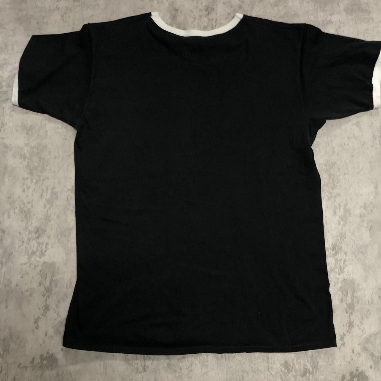 Fruit Of The Loom 2000s black and white Fruit of the Loom star ringer tee Size US L / EU 52-54 / 3 - 4 Thumbnail