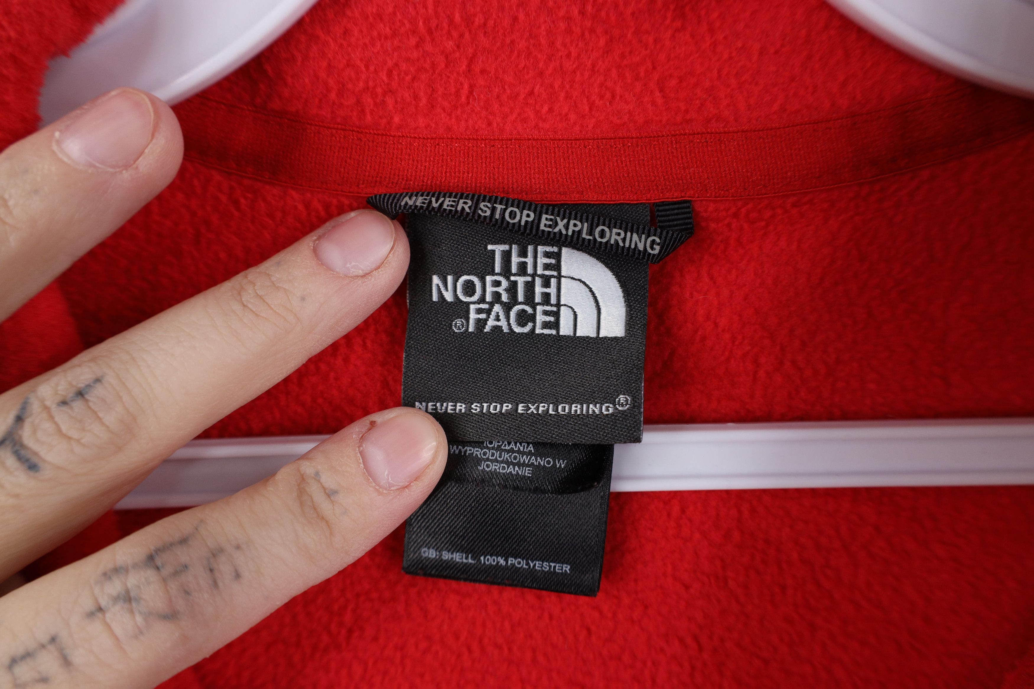 The North Face The North Face Spell Half Zip Fleece Pullover Sweater Red Size US L / EU 52-54 / 3 - 5 Thumbnail