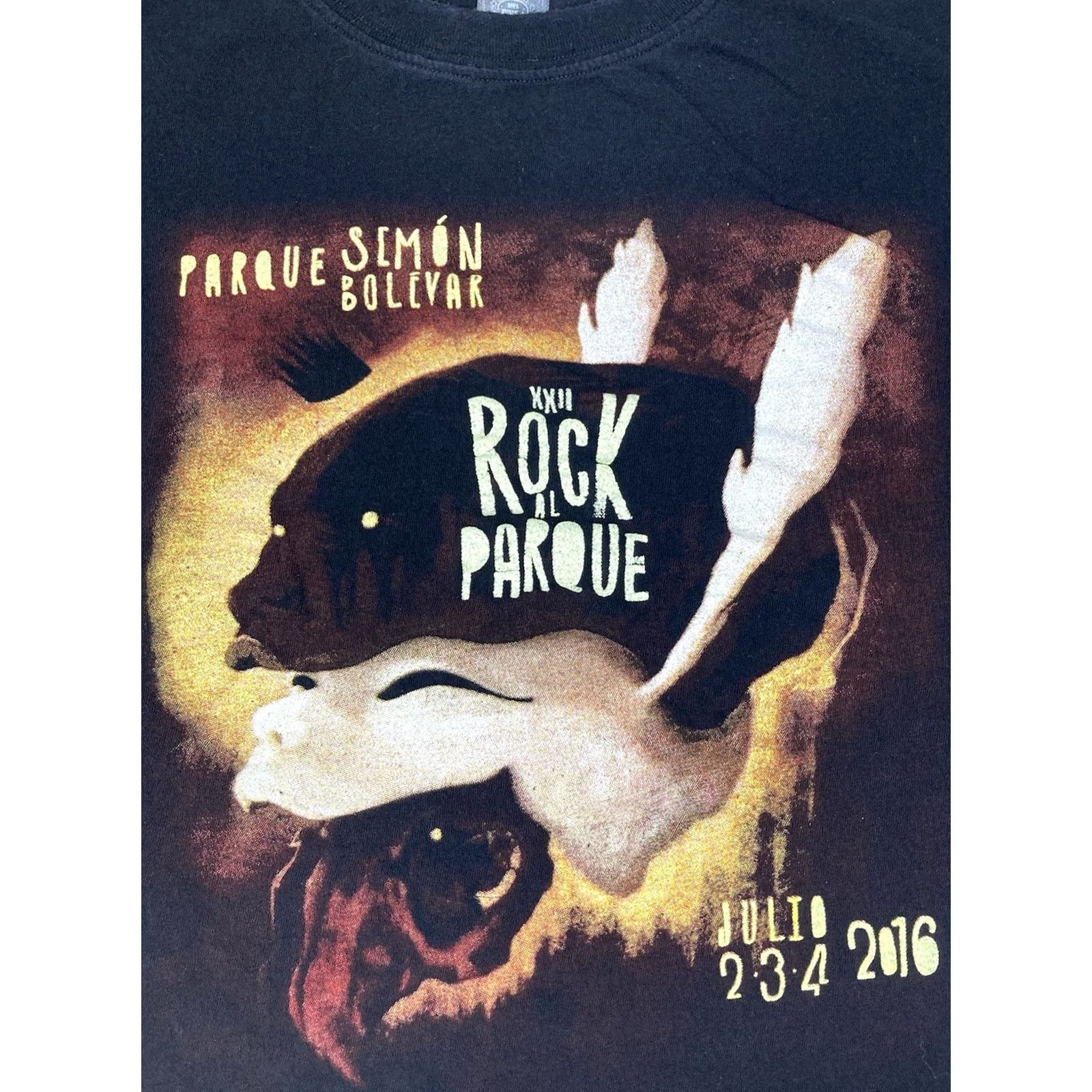 Vintage VINTAGE Rock Al Parque Festival Event 2016 Graphic T-shirt Women XL Black Music Size XL / US 12-14 / IT 48-50 - 2 Thumbnail
