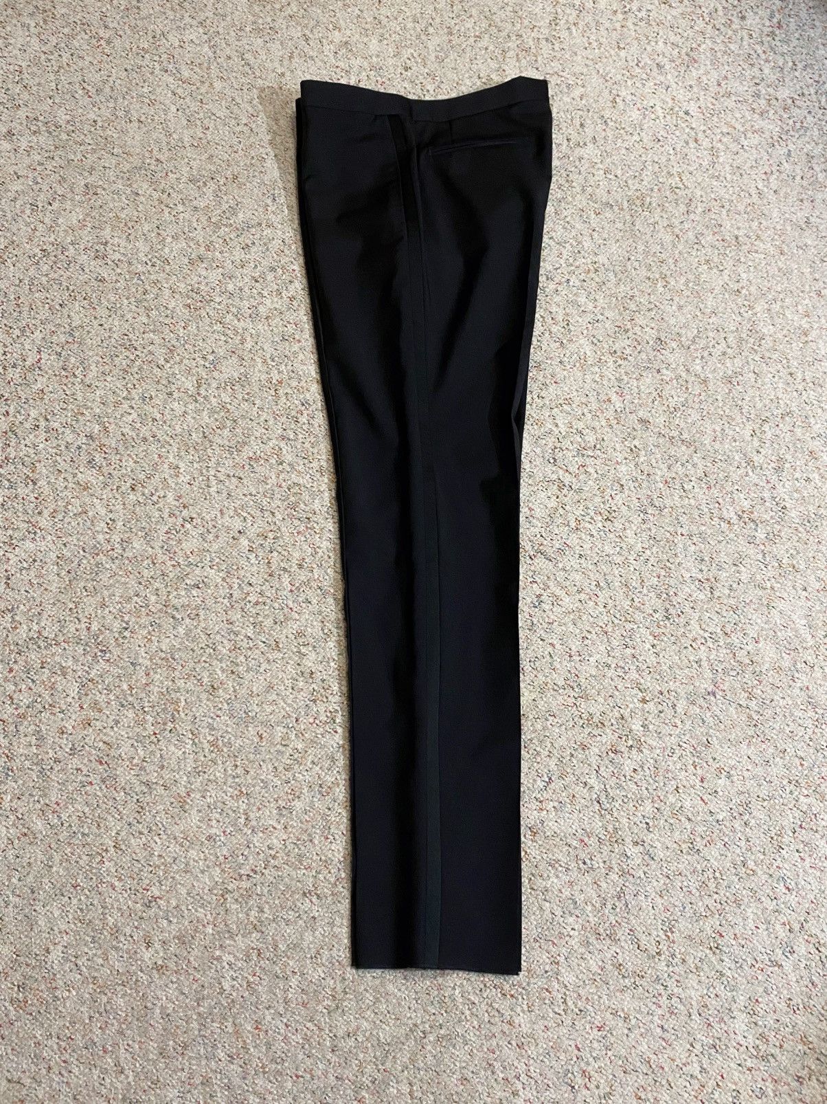 Z Zegna Zegna Flat Front Tuxedo Trousers size 7-54R/ fit 36” waist Size 54R - 8 Thumbnail