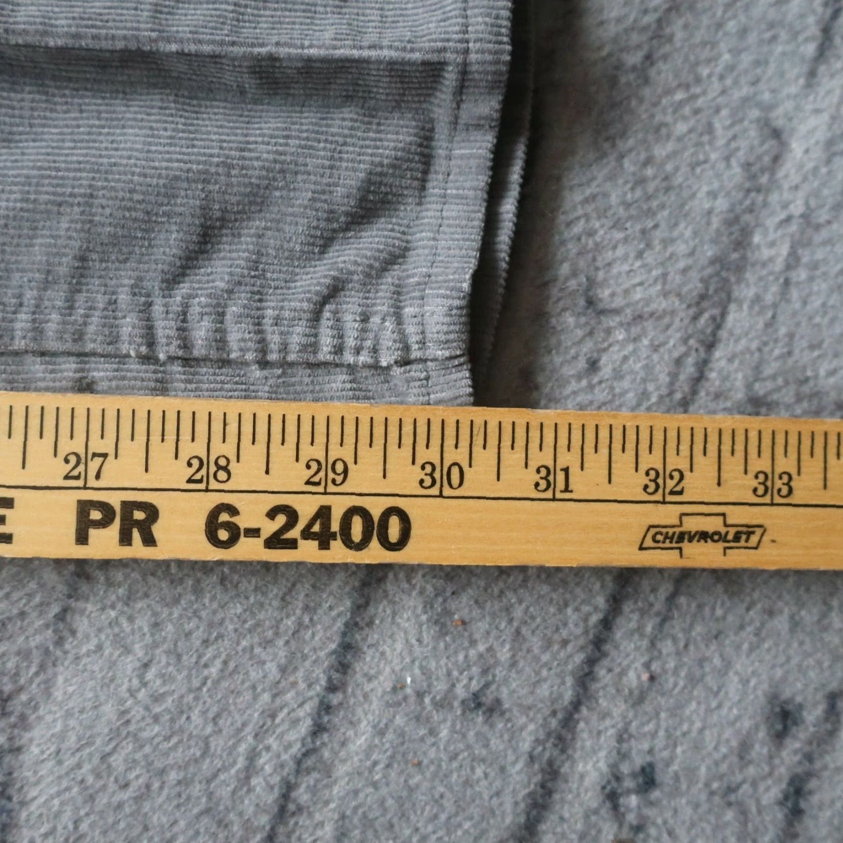 Gap Vintage Gap Pioneer Corduroy Boot Cut Pants Mens 28 Grey Jeans 70s Size US 28 / EU 44 - 7 Thumbnail