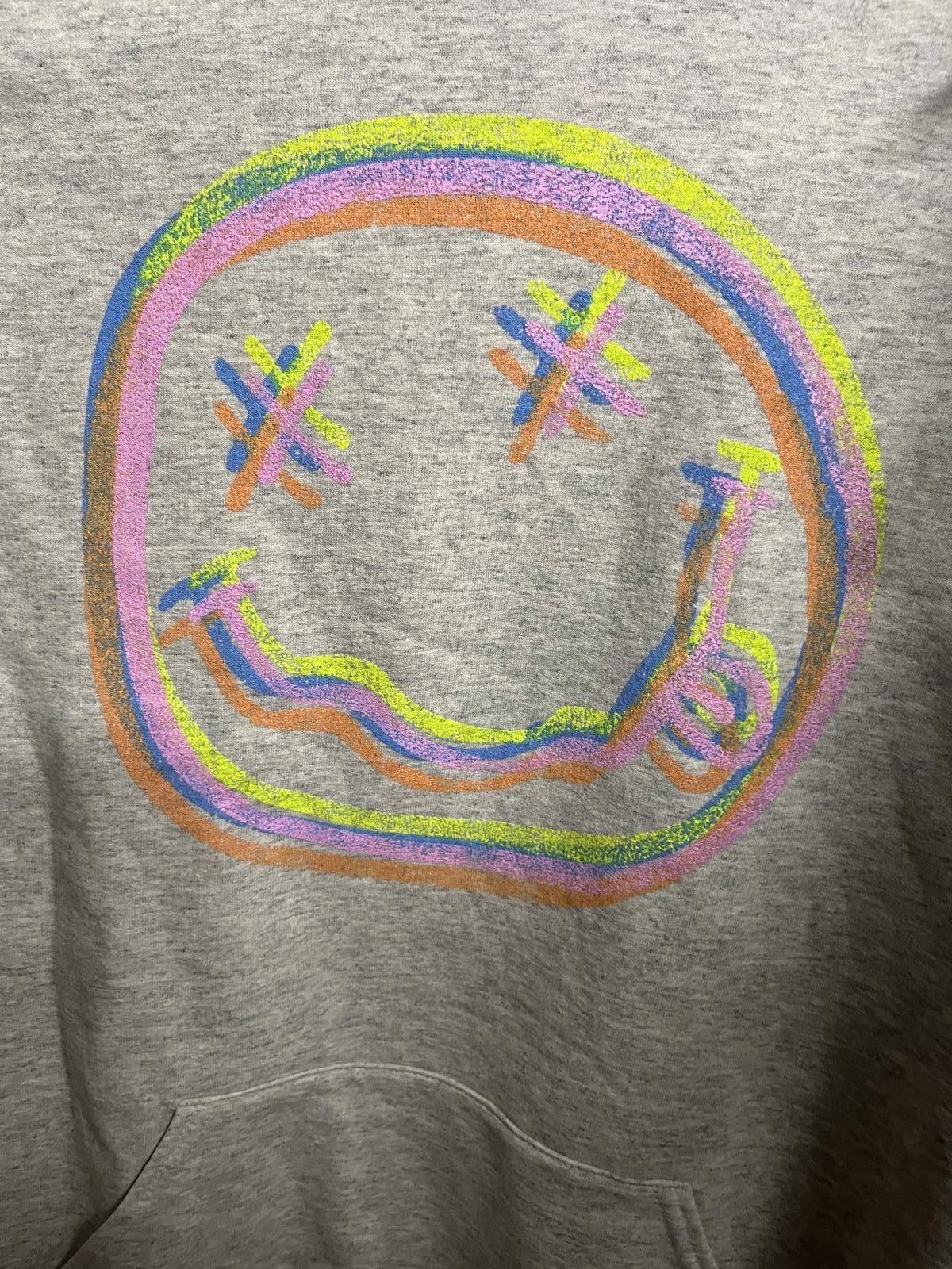 Hot Topic Nirvana Warped Smile Hoodie - 2 Sided Pullover Hoodie 3XL Size US XXL / EU 58 / 5 - 6 Thumbnail