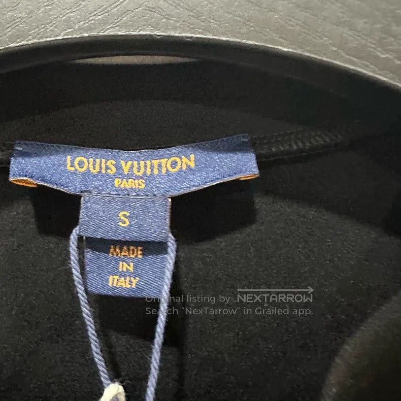 Louis Vuitton Louis Vuitton Black Air Cotton Cuff Full Print short sleev Size S / US 4 / IT 40 - 3 Thumbnail