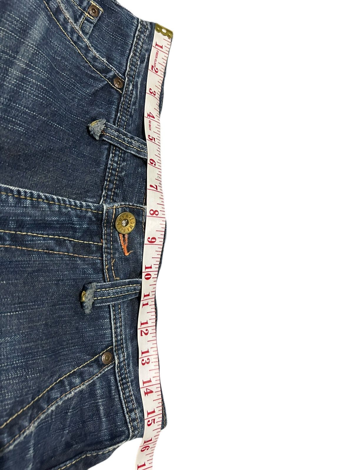 Japanese Brand × Kapital × Vintage 💥Flare💥 Edwin Japanese Punk Style Distressed Denim Rare ☠️🎌 Size US 31 - 17 Thumbnail