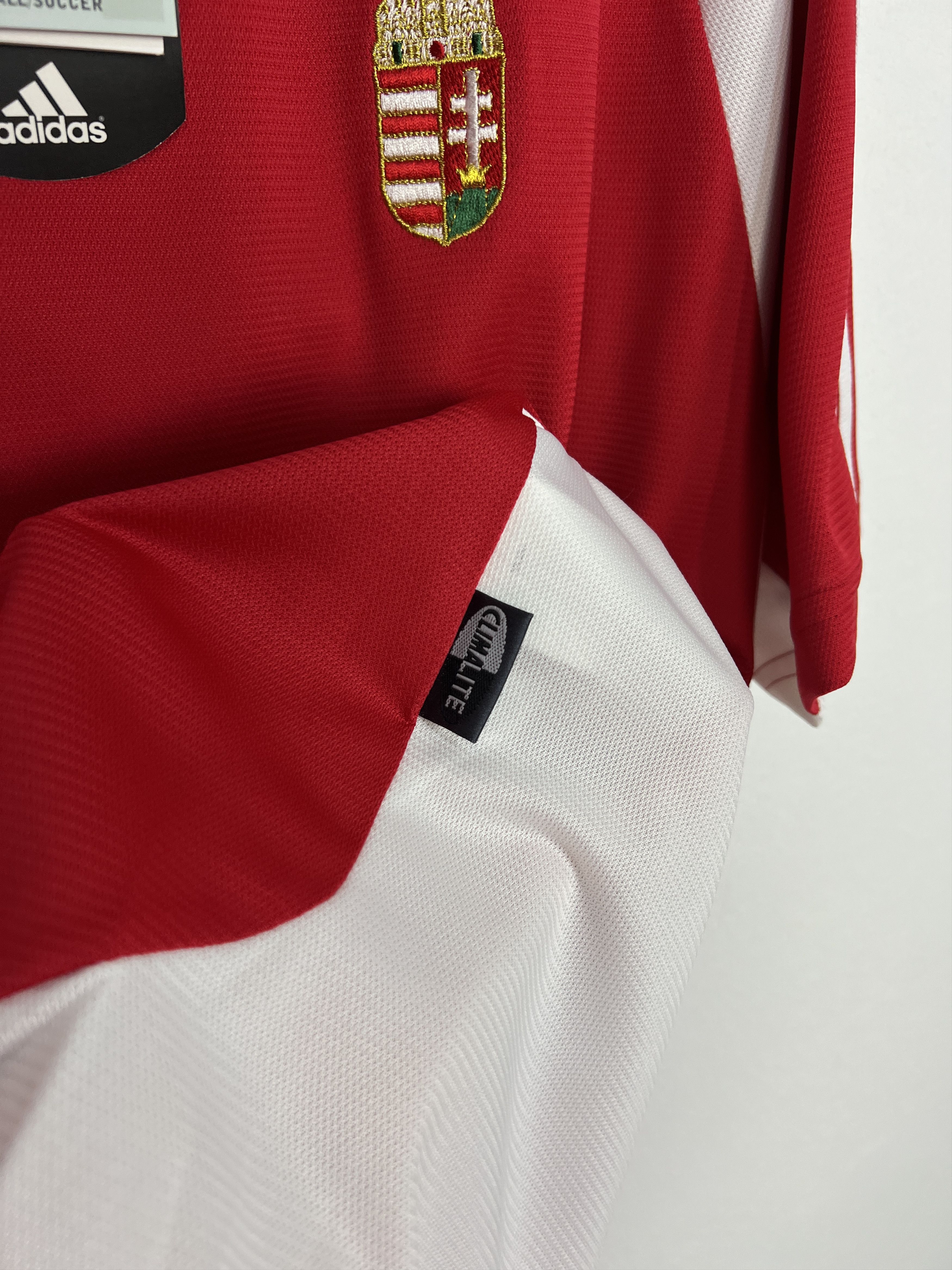 Adidas Hungary Home football shirt Soccer Jersey Trikot National Size US L / EU 52-54 / 3 - 4 Thumbnail