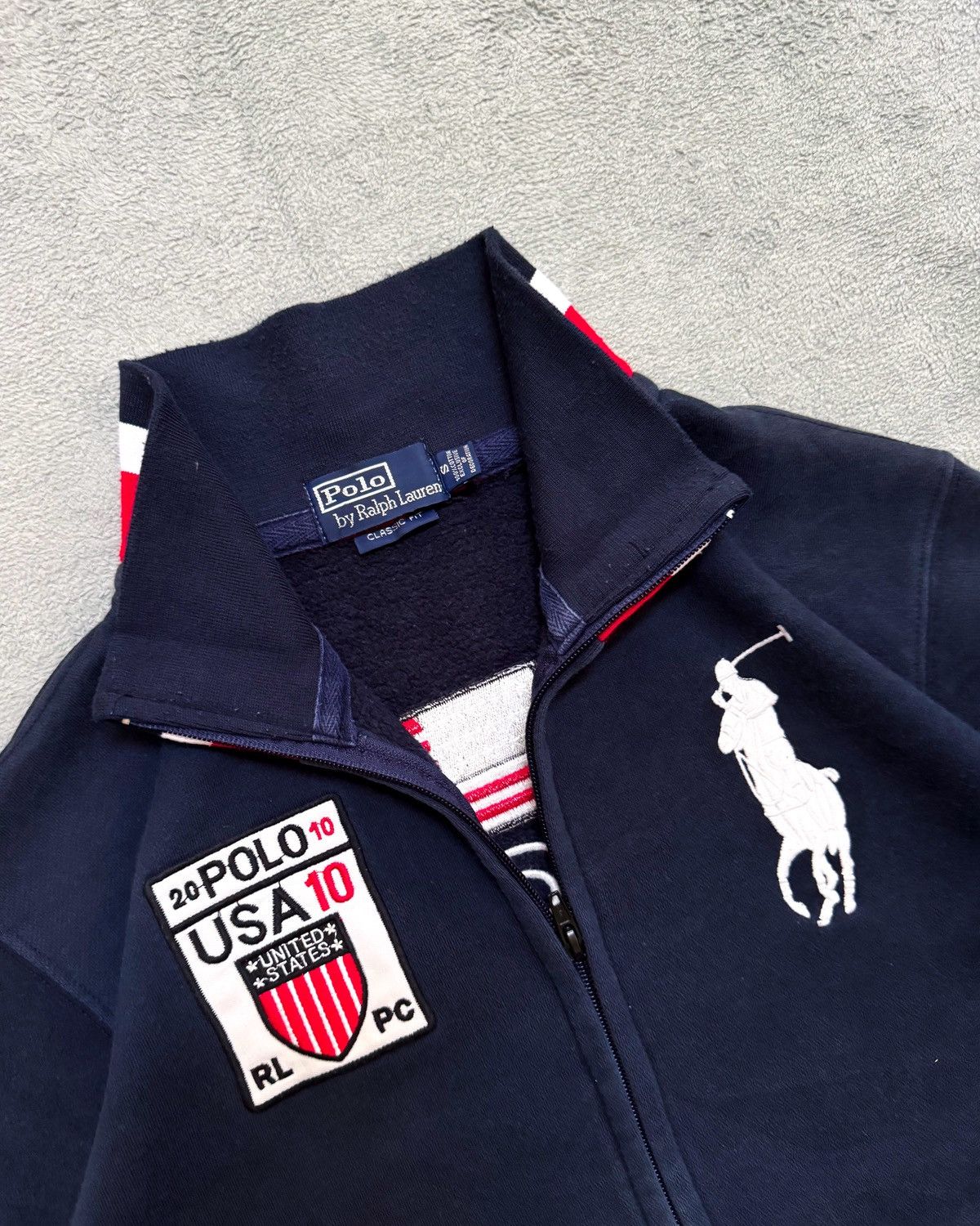 Polo Ralph Lauren Vintage Polo Ralph Lauren Zipper Jacket Size US S / EU 44-46 / 1 - 3 Thumbnail