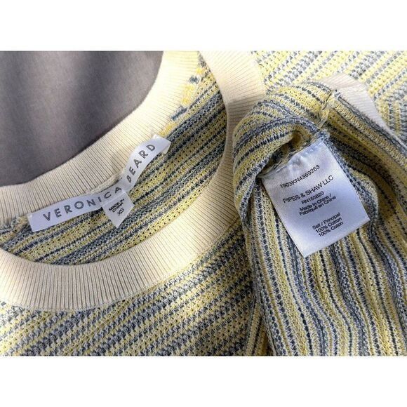 Veronica Beard Veronica Beard Boise Striped Sweater in Yellow Size XS Size XS / US 0-2 / IT 36-38 - 6 Thumbnail