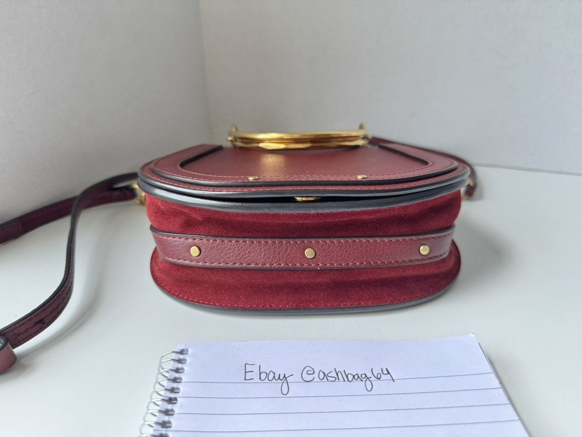 Chloe Chloé Nile Minaudière Bracelet Bag Burgundy Size ONE SIZE - 8 Thumbnail