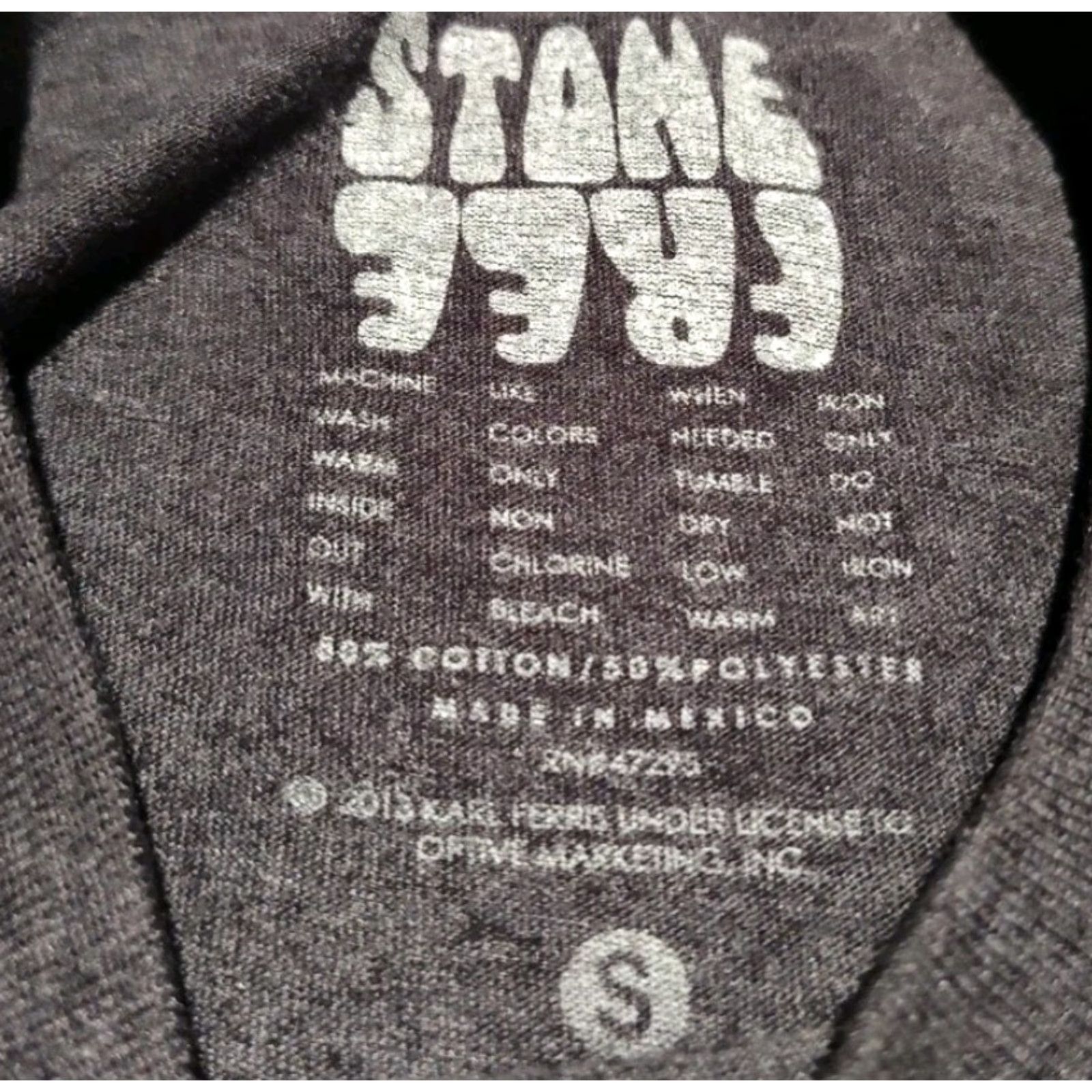 Vintage Stone Free Jimi Hendrix San Diego Sports Arena Concert Poster Shirt S Beige Graphic Print Arena Band Tees Mens Size US S / EU 44-46 / 1 - 4 Thumbnail