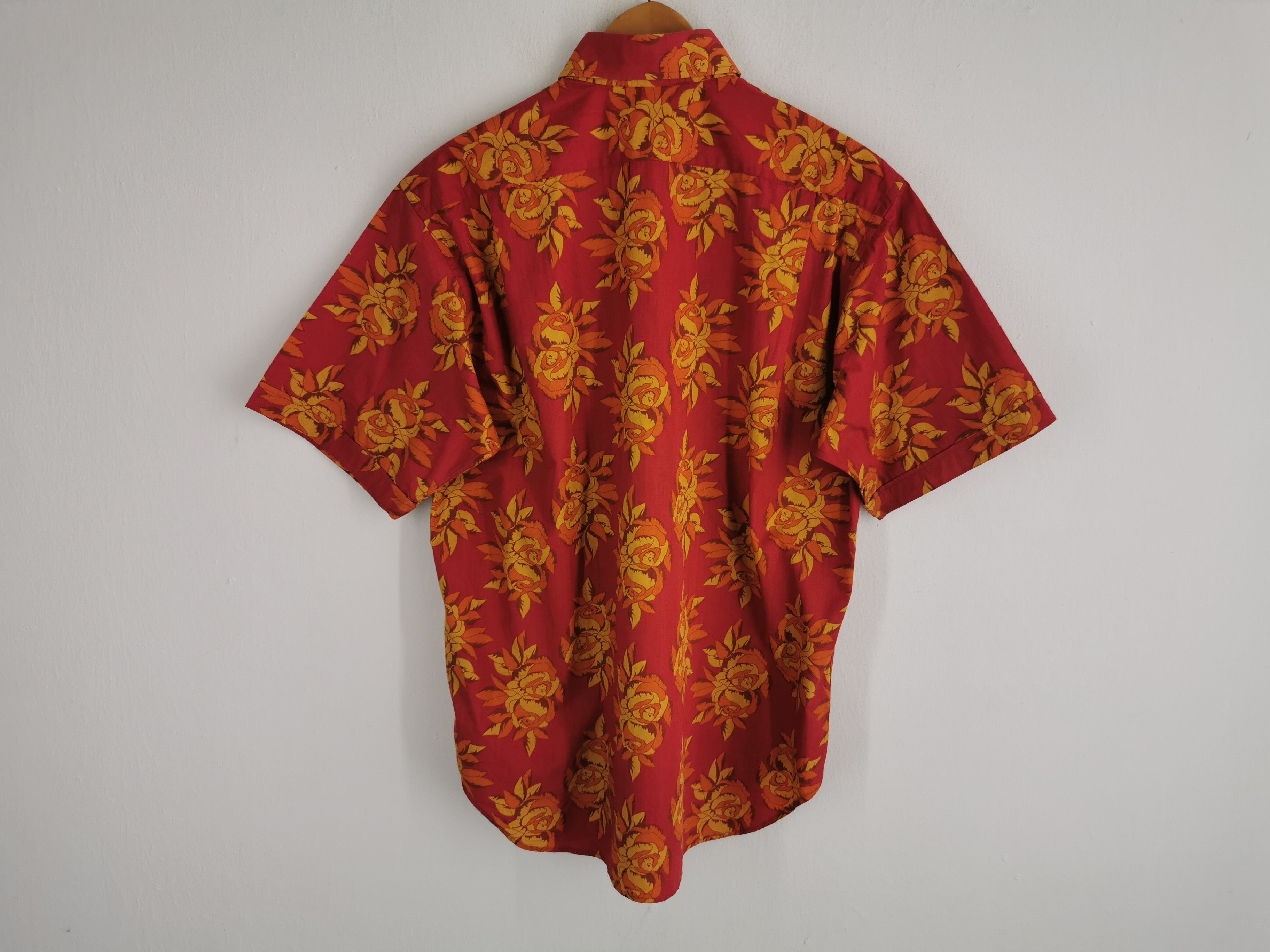 Christian Dior Monsieur Christian Dior Floral Overprint Button Shirt Made In France Size US M / EU 48-50 / 2 - 3 Thumbnail