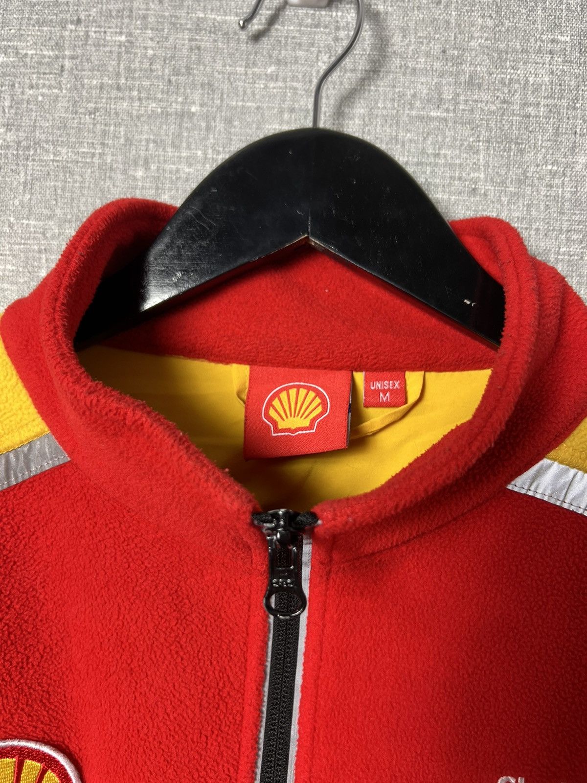 Ferrari Vintage Ferrari Shell Formula 1 Zip Up Fleece Jacket Size US M / EU 48-50 / 2 - 8 Thumbnail