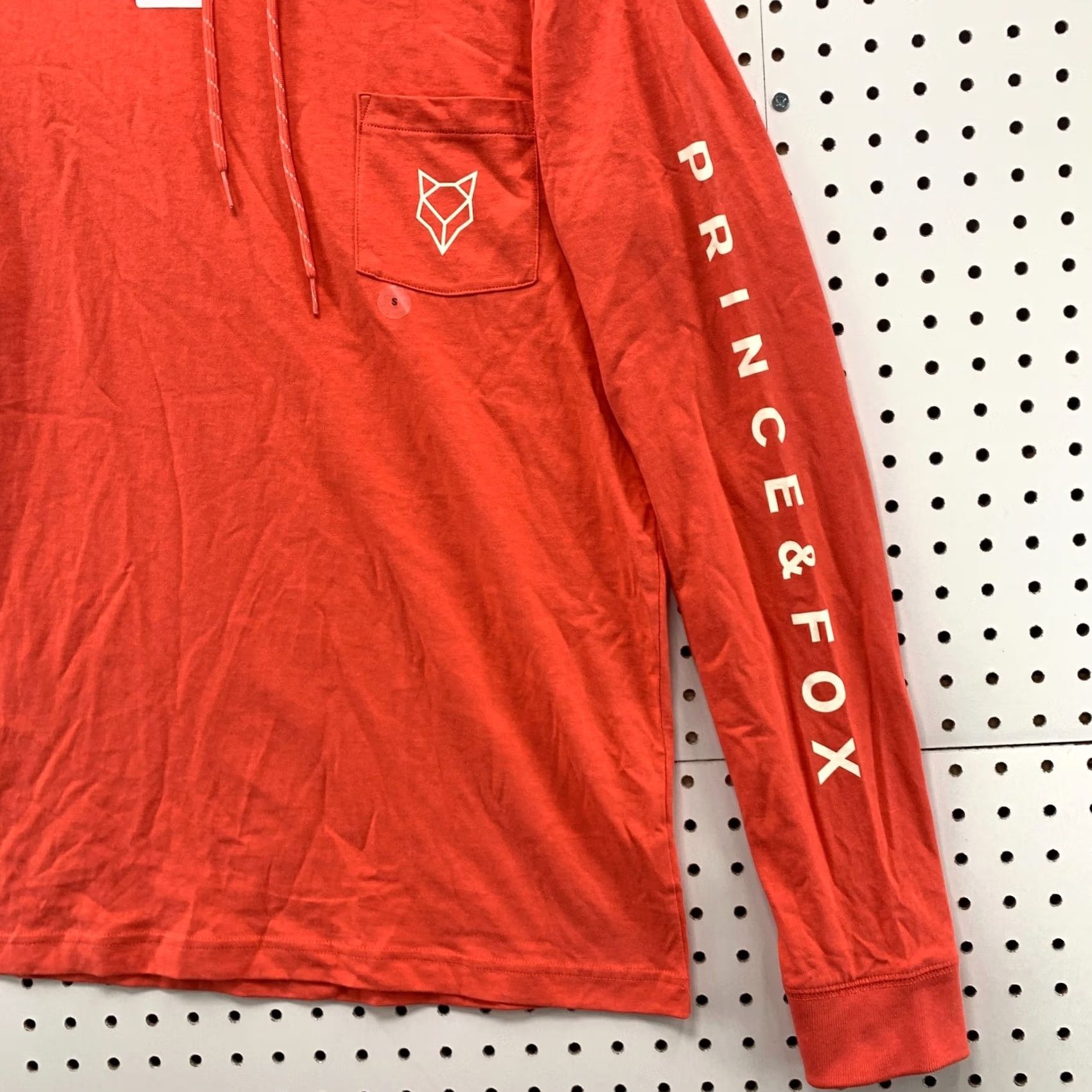 Prince Prince & Fox Shirt S Orange NEW Long Sleeve Men Hooded NWT Size US S / EU 44-46 / 1 - 4 Thumbnail