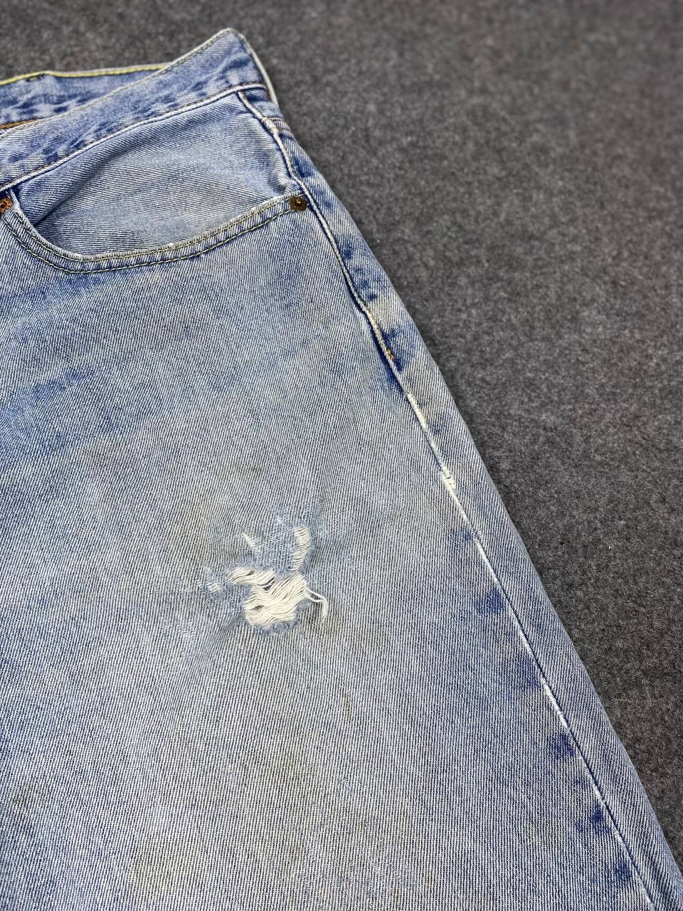 Levi's levis 550 distressed denim nice design Size US 40 / EU 56 - 13 Thumbnail