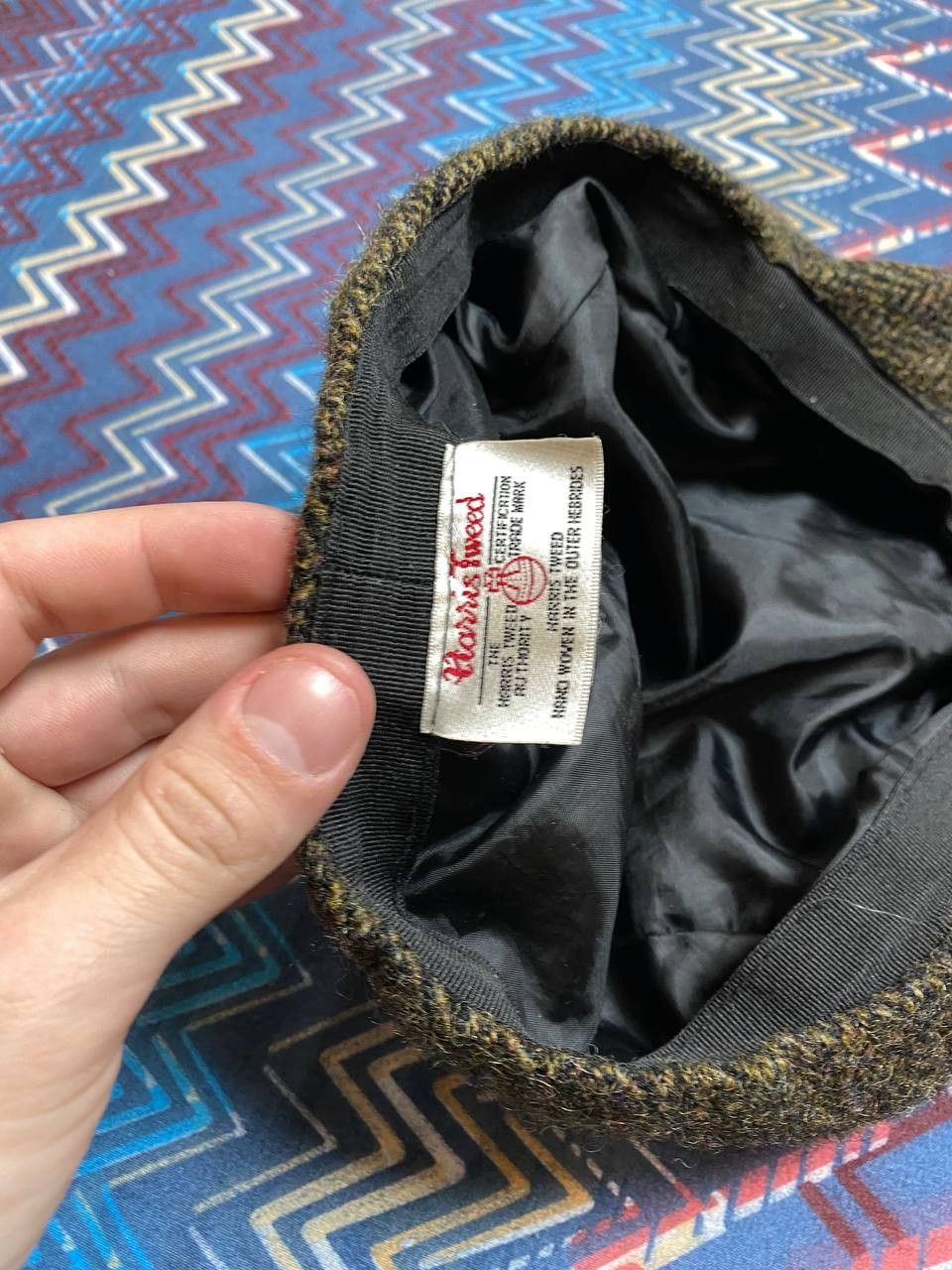 Harris Tweed Hats Vintage Harris Tweed Y2K Streetwear Size ONE SIZE - 2 Thumbnail