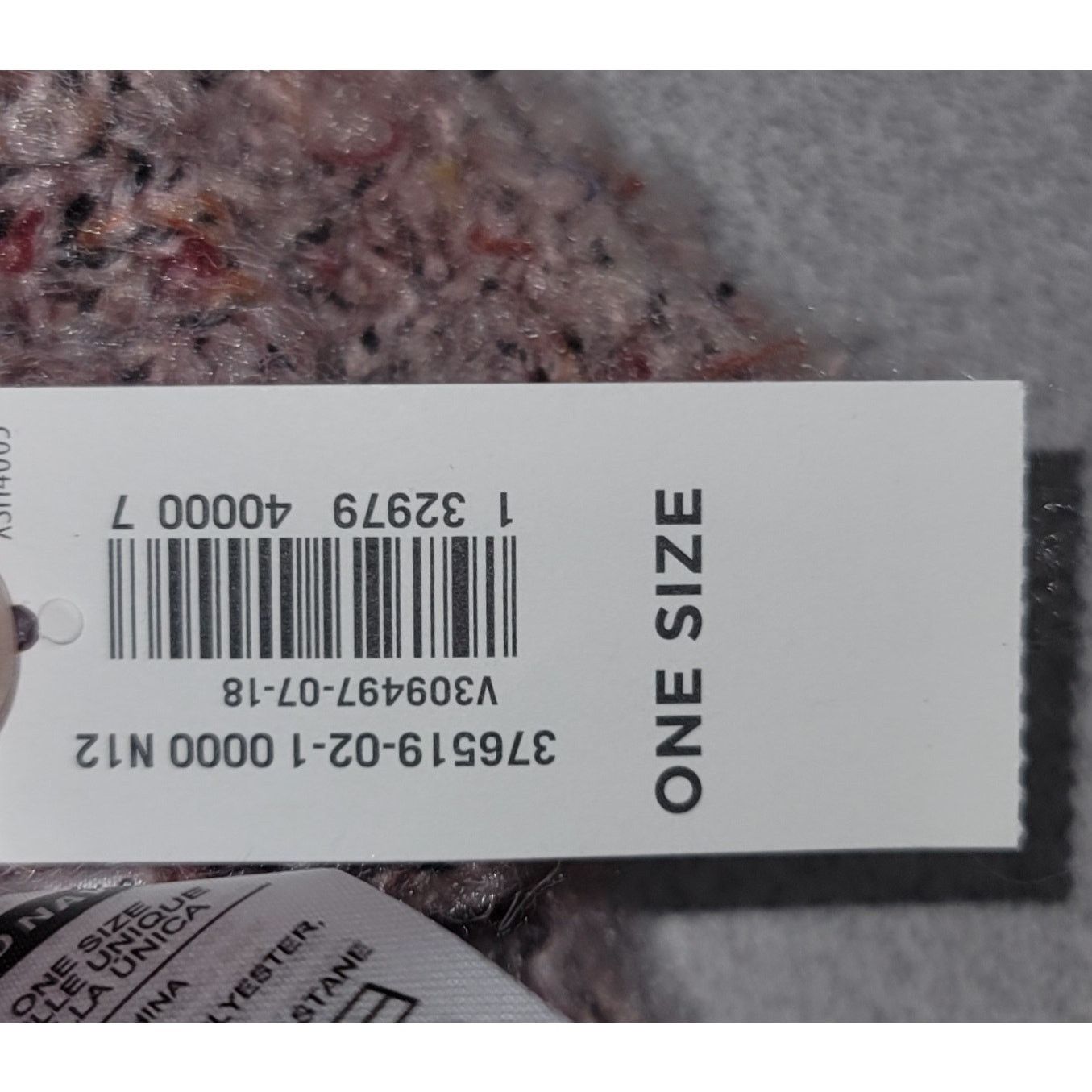 Old Navy Old Navy Pink Multi Color Fluffy Knit Scarf Fuzzy Warm NWT Size ONE SIZE - 5 Thumbnail