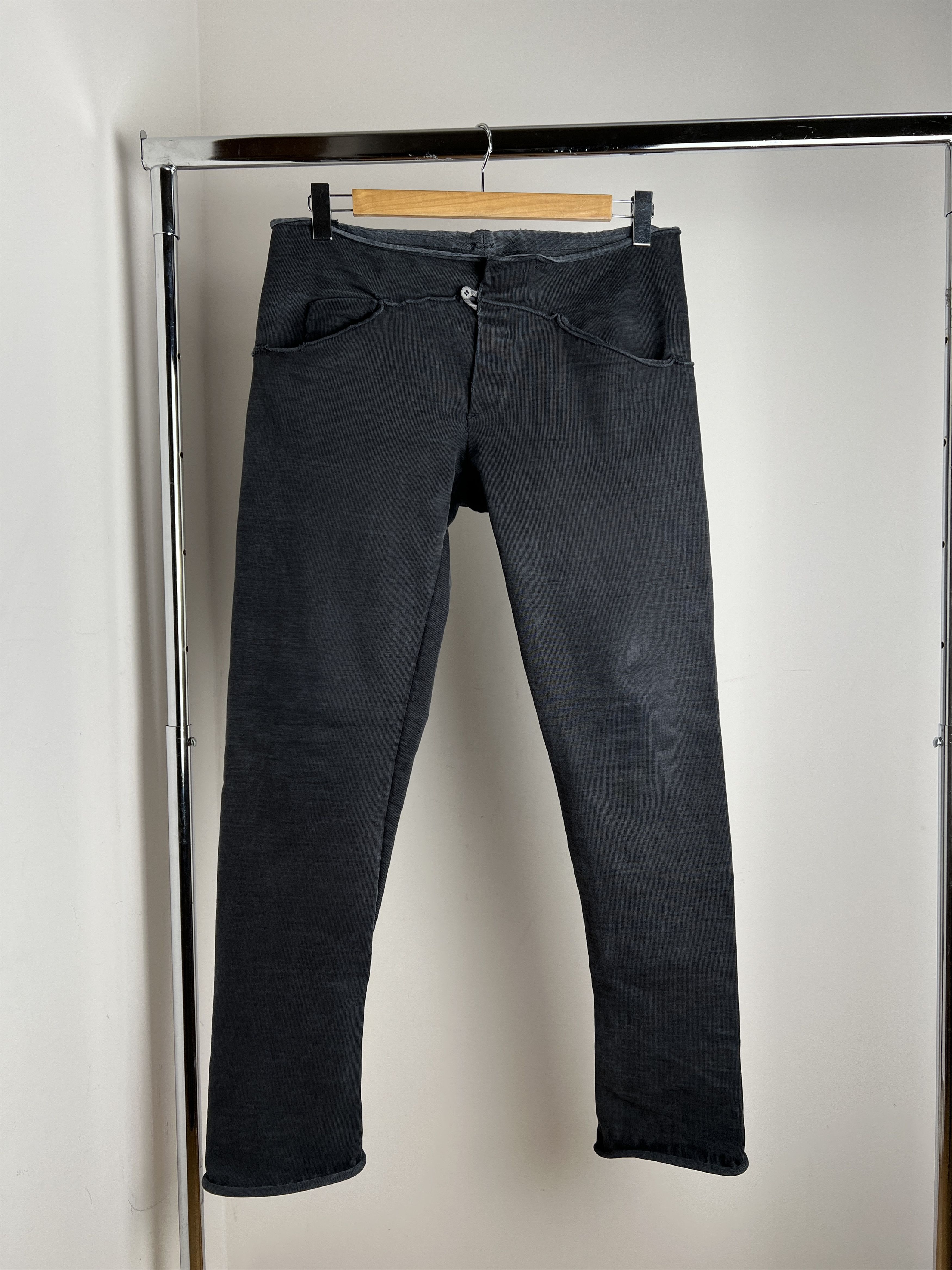 image of Mauruzio AMadei Pants in Black/Grey, Men's (Size 34)