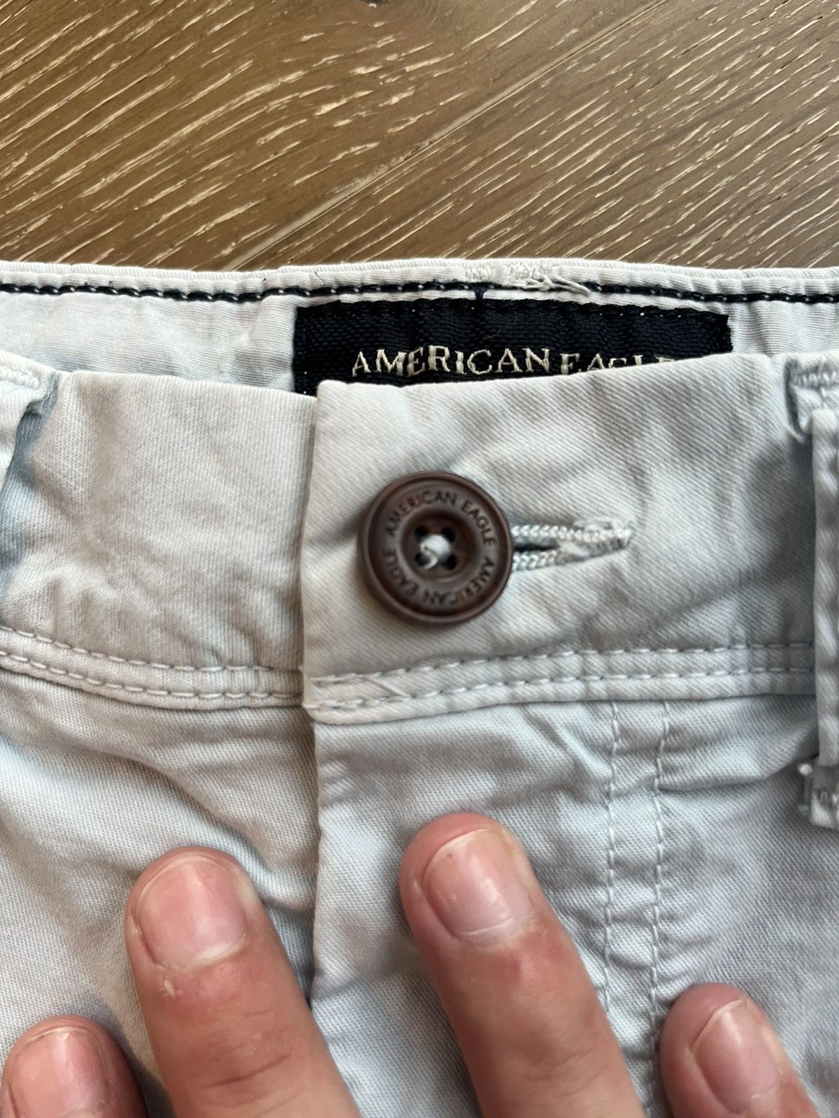 American Eagle Outfitters Light Blue American Eagle Dress Shorts Size US 26 / EU 42 - 3 Thumbnail