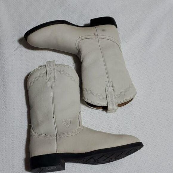 Ariat Ariat Cream Sz 8B/Euro 39M RTS Cowboy Boot Size US 8 / IT 38 - 2 Thumbnail