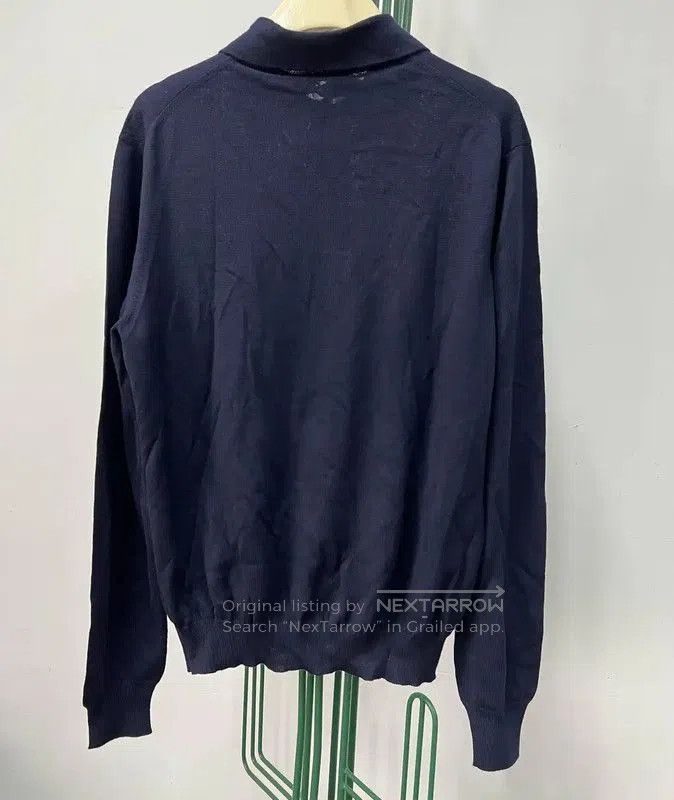 Miu Miu Miu Miu Blue Cotton Embroidered Long Sleeve Top . Size M / US 6-8 / IT 42-44 - 5 Thumbnail