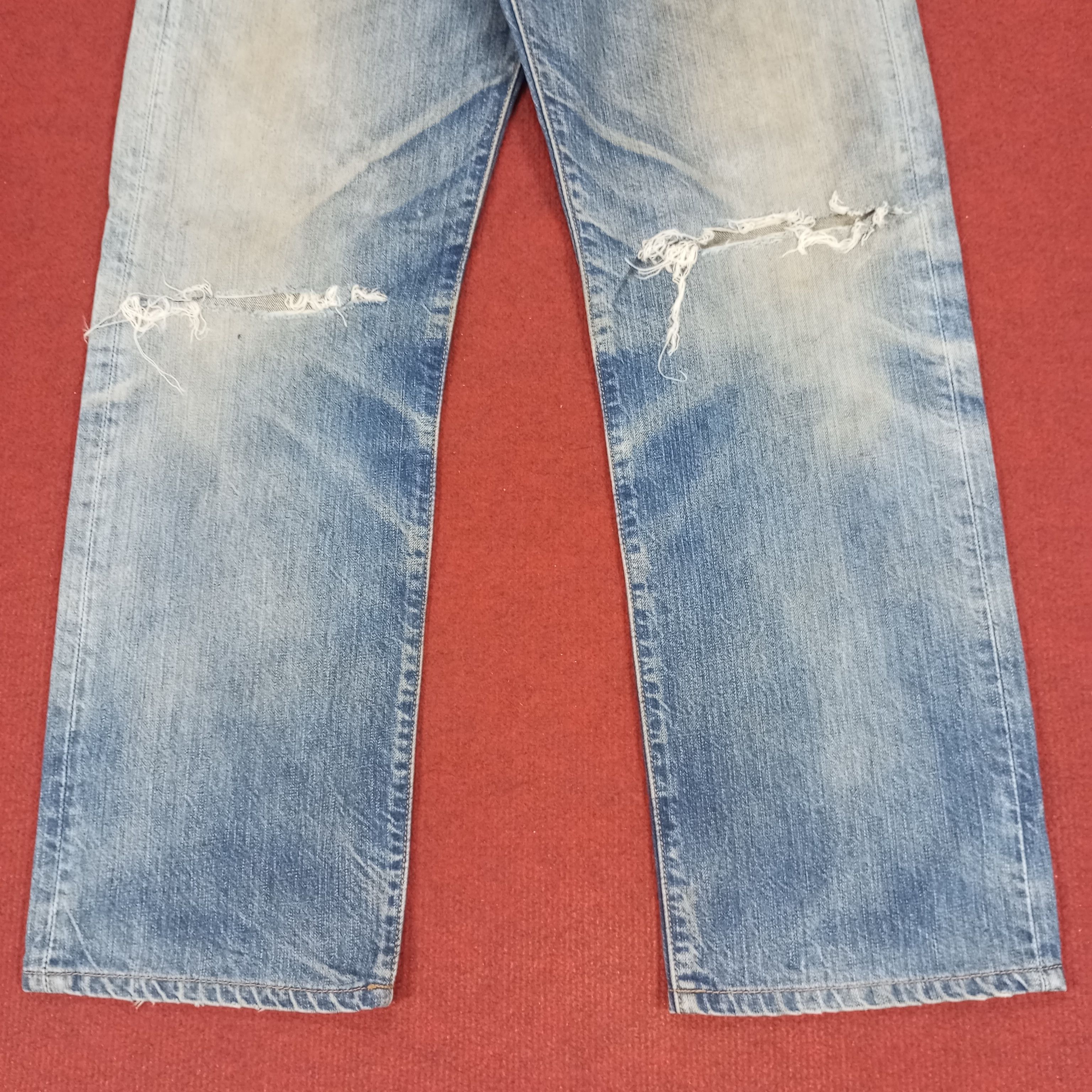 Levi's × Vintage Levis 501 Distressed Jeans Streetwear Style Size US 29 - 6 Thumbnail