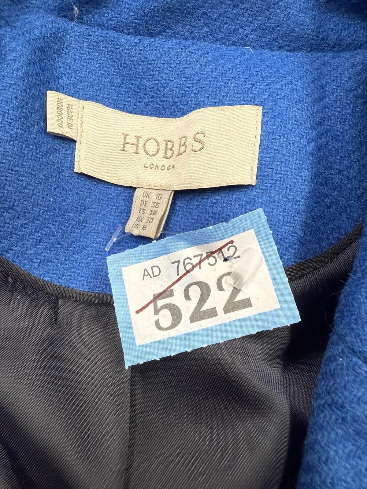 Other Hobbs Blue Tailored Wool Blazer UK Size 10 Size M / US 6-8 / IT 42-44 - 2 Thumbnail