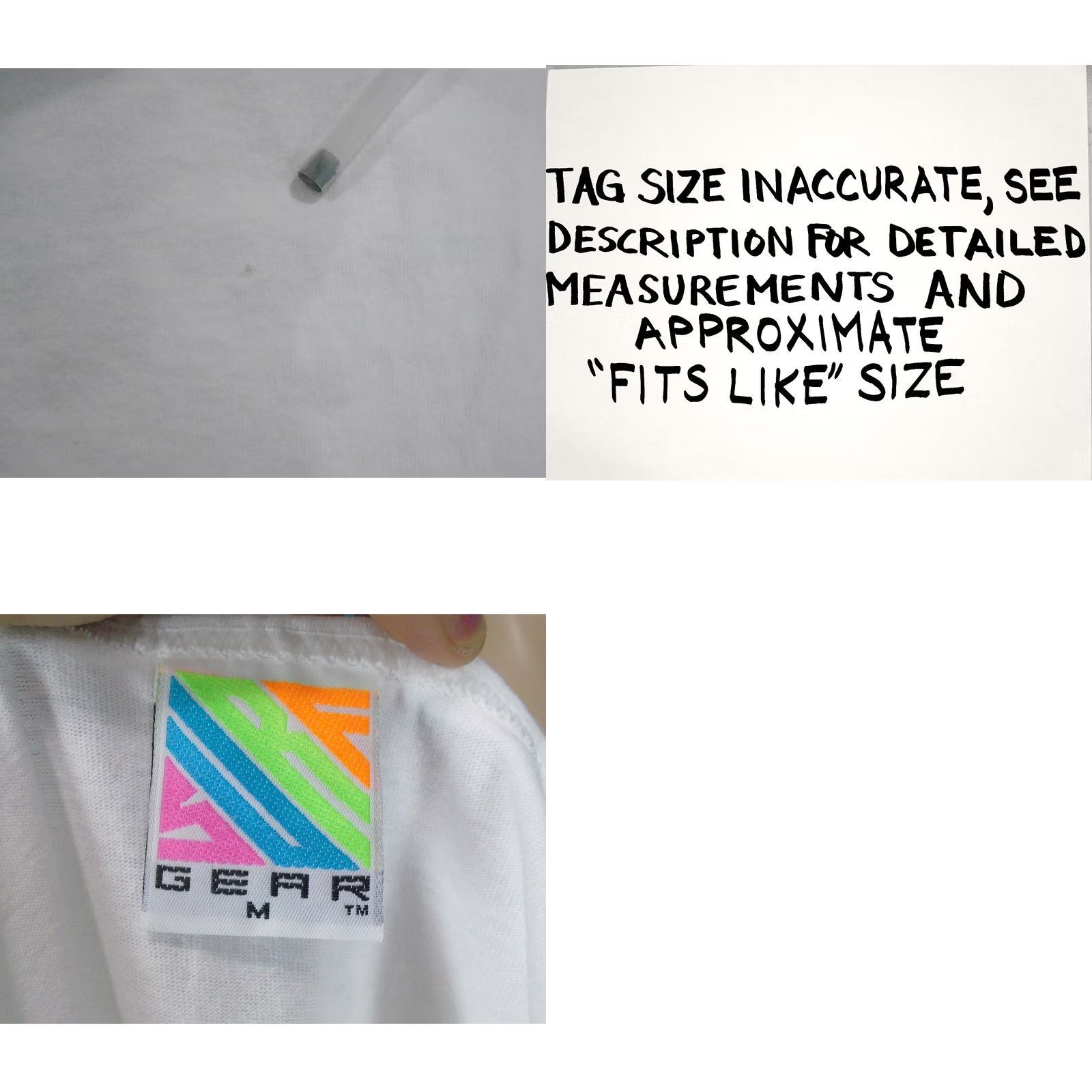 Vintage VINTAGE POWER BLADE SURF GEAR TANK TOP T-Shirt MEDIUM 80s 90s Men White Shirt Mens Size US M / EU 48-50 / 2 - 8 Thumbnail