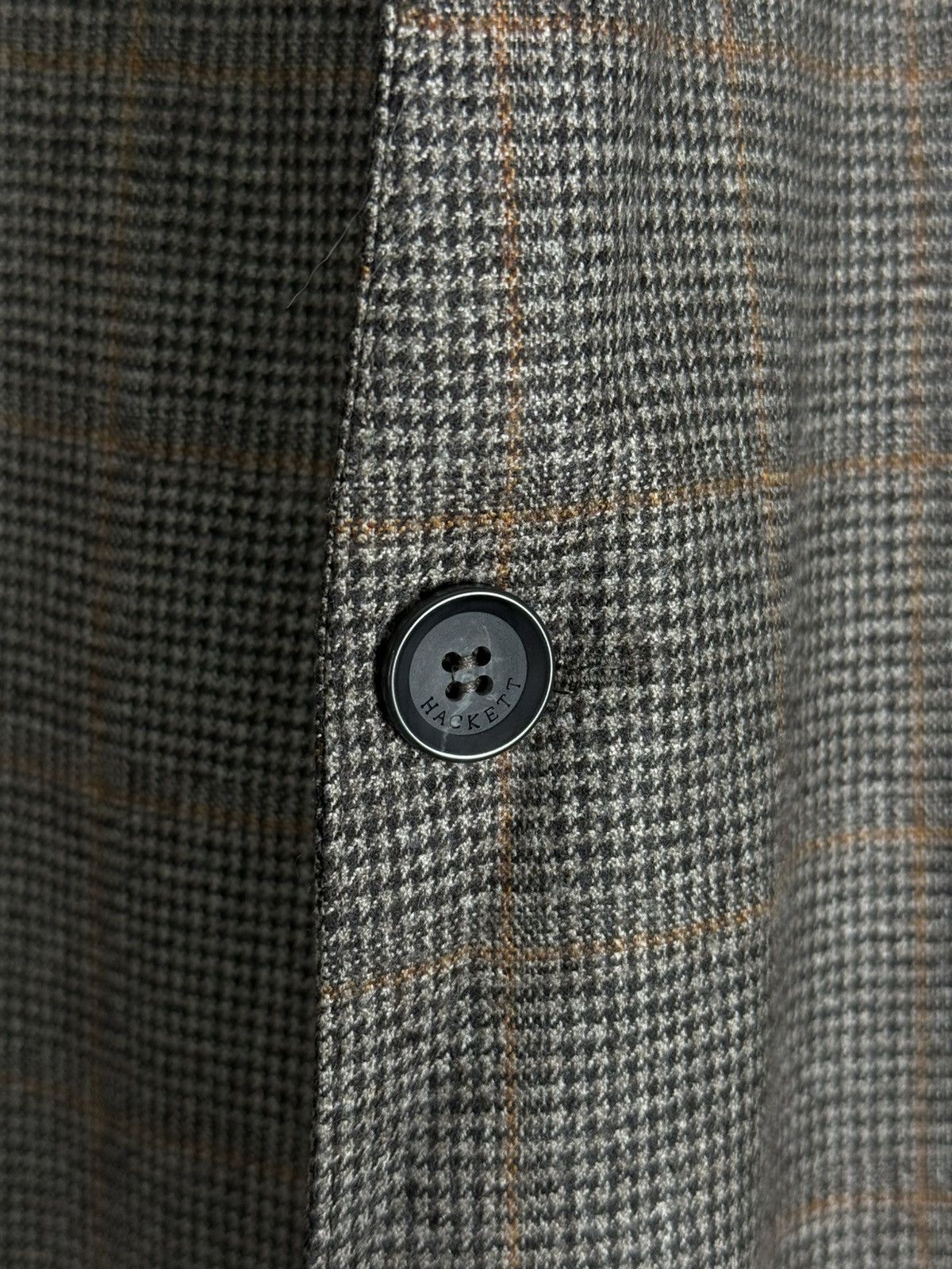 Hackett Men's Hackett London Loro Piana Wool Check Blazer Jacket Size US XL / EU 56 / 4 - 8 Thumbnail