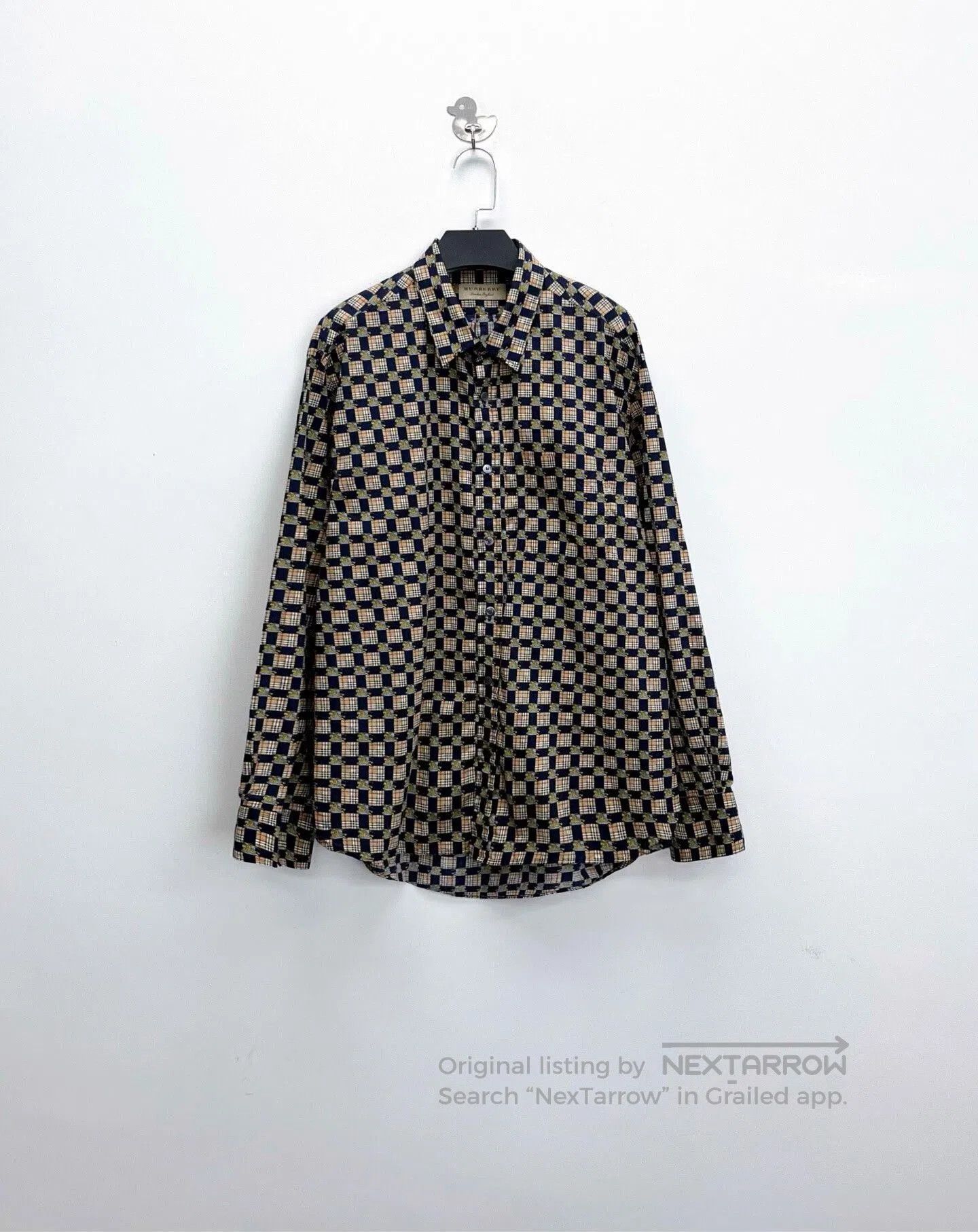 Burberry burberry check pattern long sleeve shirt jacket. Size US XL / EU 56 / 4 - 1 Thumbnail
