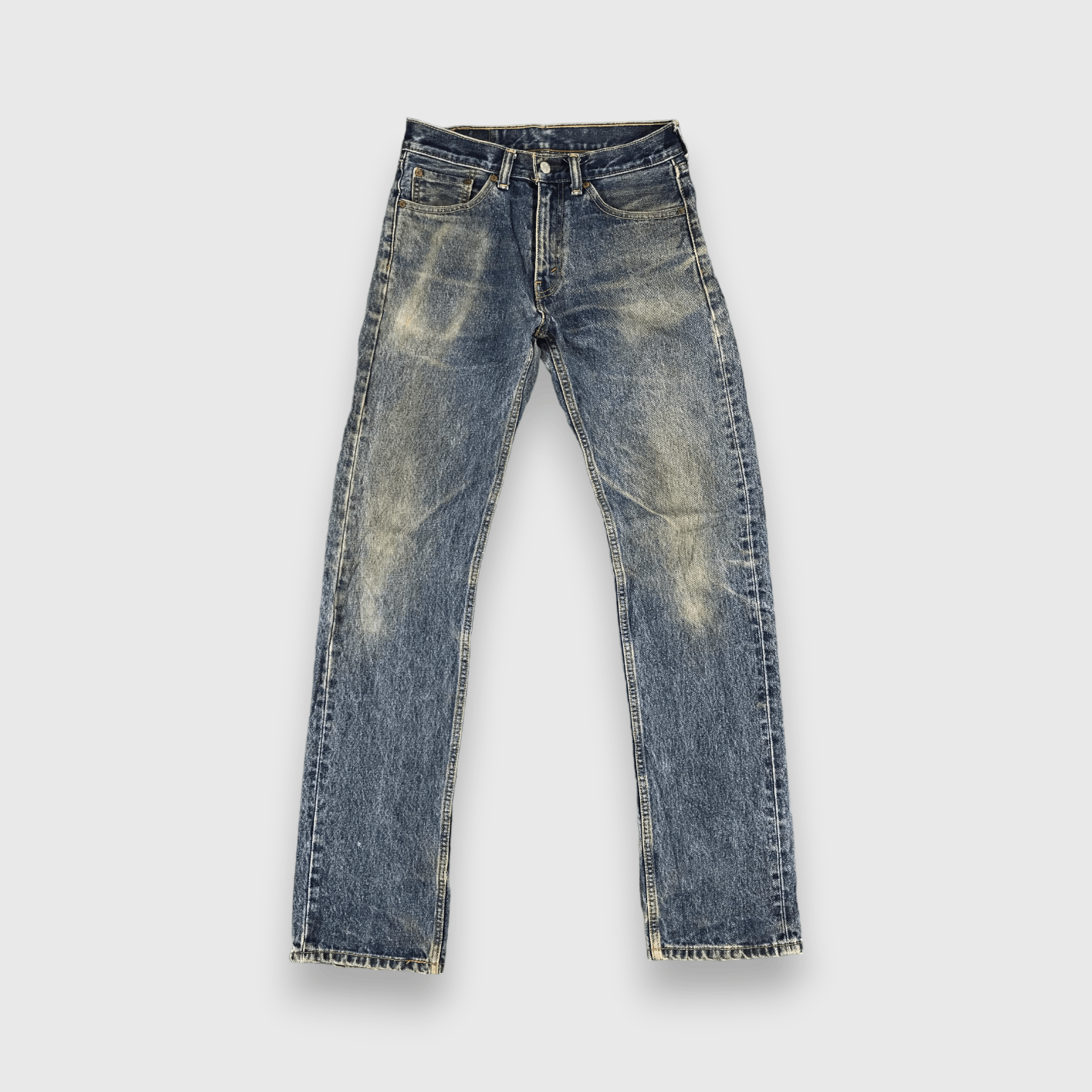 Levi's Rusty Wash Vintage Levis 505 Jeans Faded Blue Denim-J1037 Size US 30 / EU 46 - 1 Thumbnail
