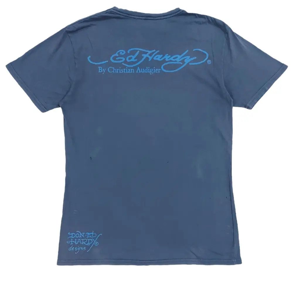 Affliction × Christian Audigier × Ed Hardy Y2K Christian Audigier Ed Hardy Distressed Tee Size US XL / EU 56 / 4 - 2 Thumbnail