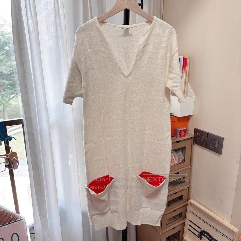 Hermes Hermes Premium cashmere dress, 100% Kashmir Size XS / US 0-2 / IT 36-38 - 1 Thumbnail