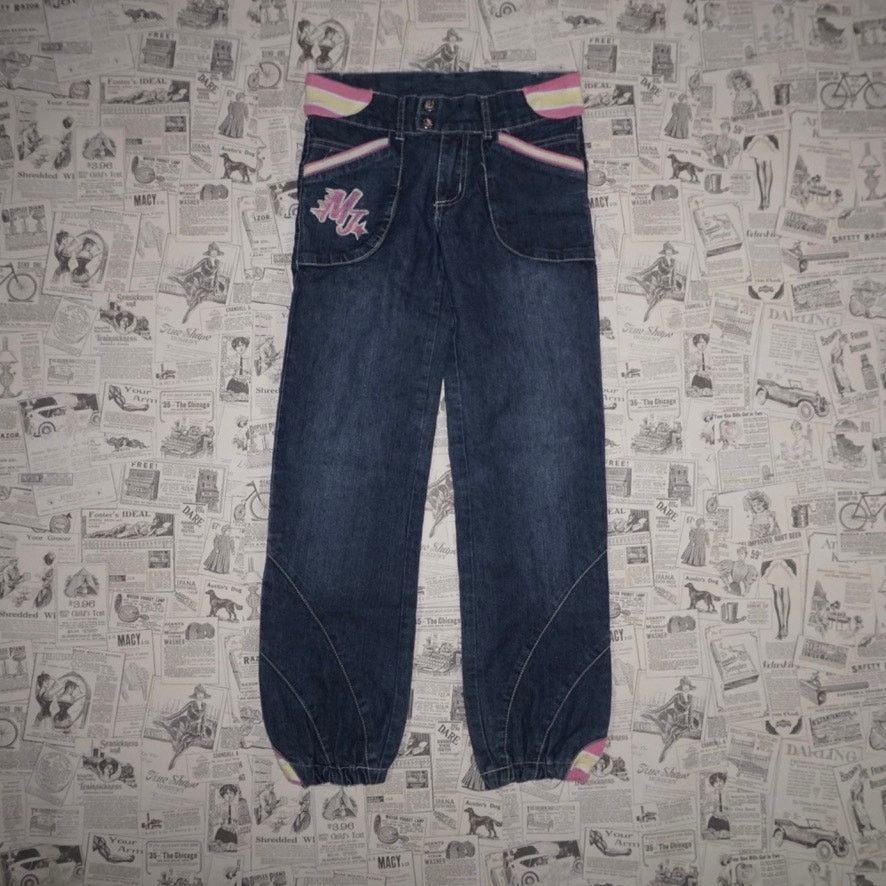 Vintage 10 - Vintage Y2K Miss jeans brand MJ embroidered girls pants Size 32" / US 10 / IT 46 - 1 Thumbnail