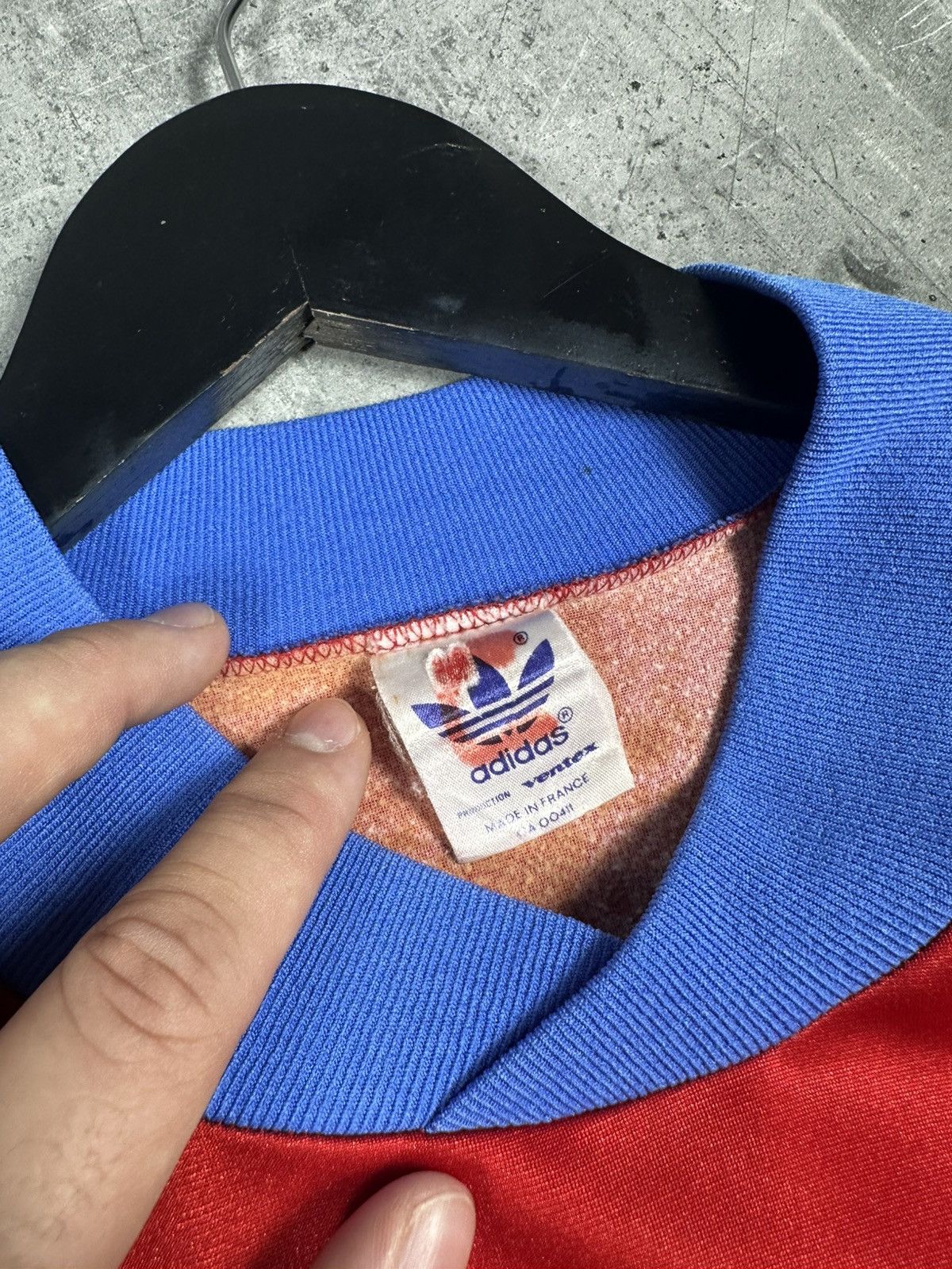 Vintage Vintage Adidas 1980's Jersey Ventex made in france Size US S / EU 44-46 / 1 - 4 Thumbnail