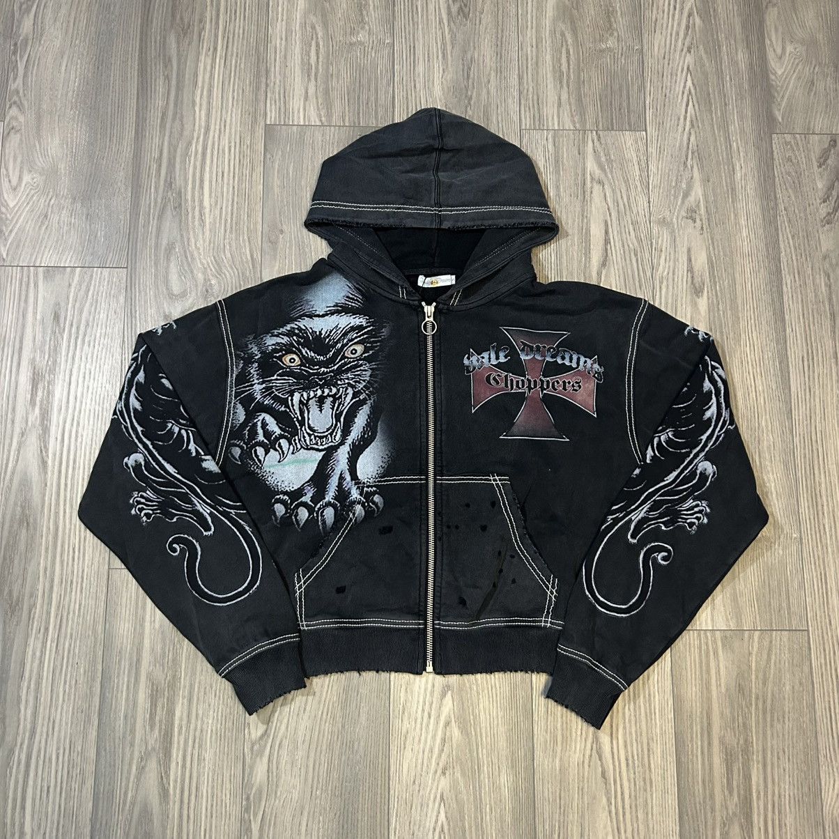 Vale Vale Forever Hardy Boyz Zip Up Hoodie (Black) Size US M / EU 48-50 / 2 - 1 Thumbnail