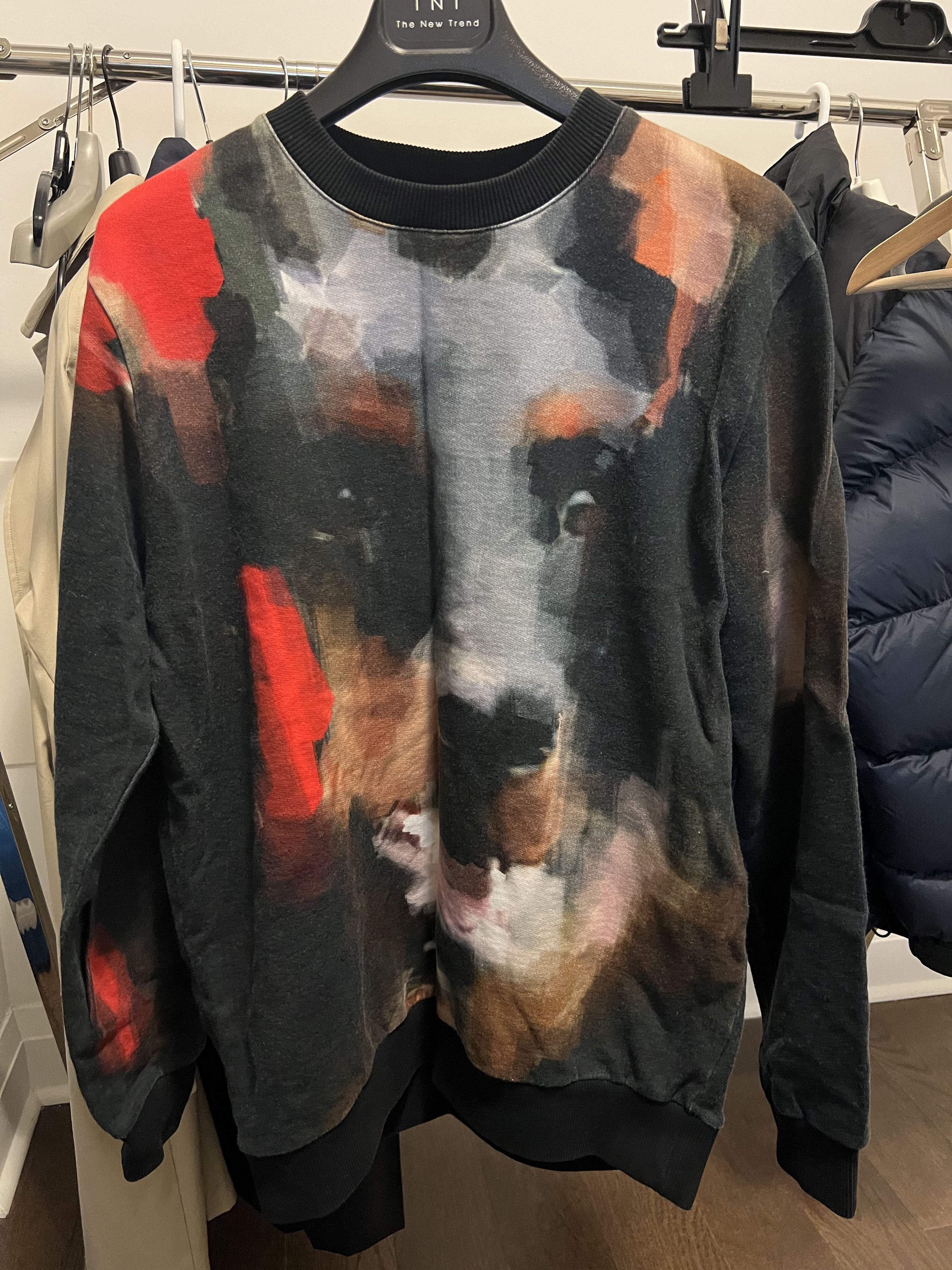 Givenchy × Riccardo Tisci Givenchy Abstract Doberman-print Washed Out Sweatshirt Size US S / EU 44-46 / 1 - 2 Thumbnail