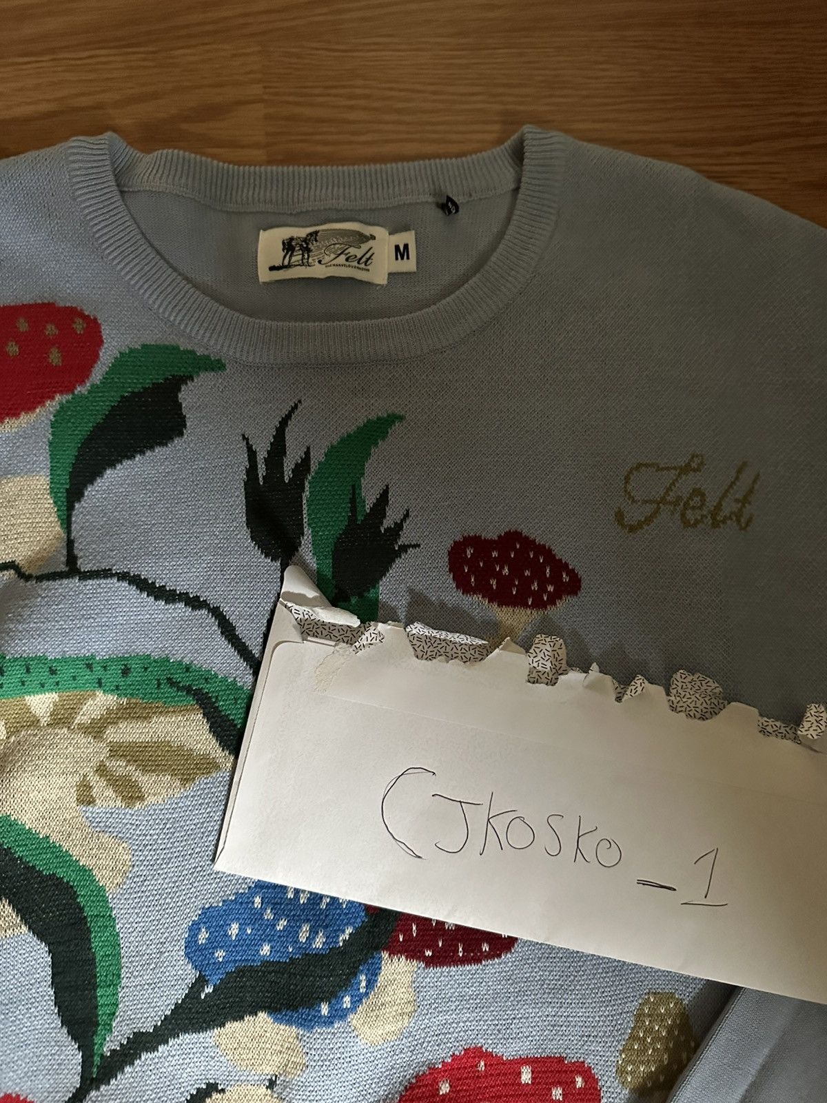 FELT Felt Mushroom Sweater Size US M / EU 48-50 / 2 - 2 Thumbnail