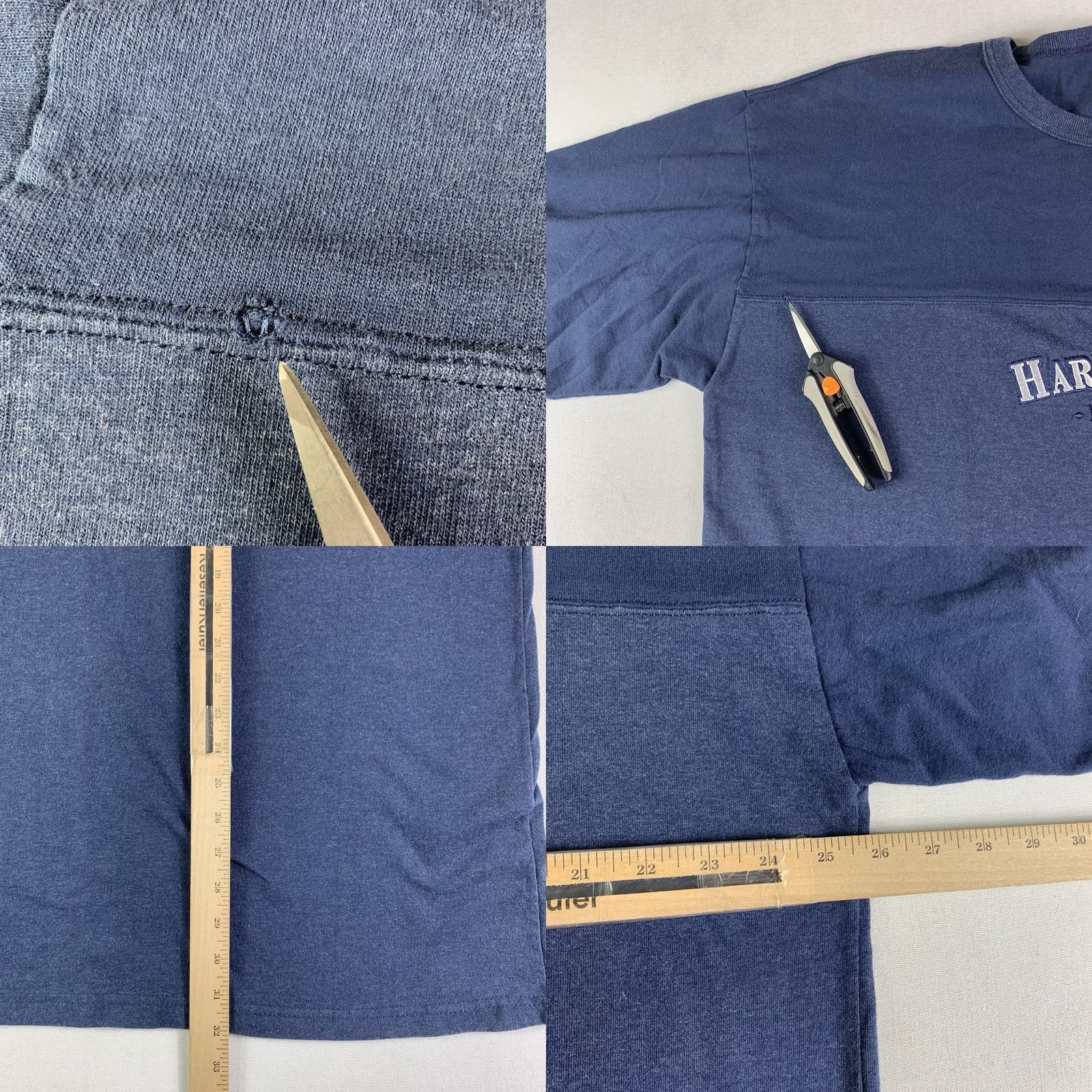 Harley Davidson VINTAGE Harley-Davidson Shirt 2XL Blue Embroidered Made in USA Men Short Sleeve Crew Neck USA Motorcycle 1990s Boys? Size US XXL / EU 58 / 5 - 8 Thumbnail