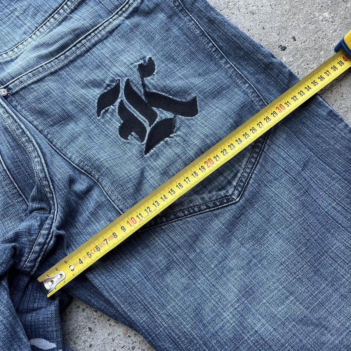 Karl Kani × Vintage Karl Kani 32x34 Vintage Y2K Big Logo Baggy Rap Denim Jeans Size US 32 / EU 48 - 18 Thumbnail