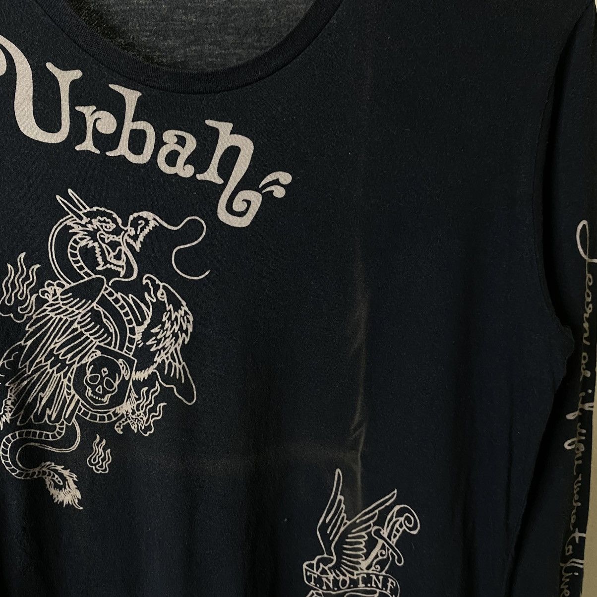 291295=Homme Urban Tribe Ifsixwasnine Cyber Gothic Punk Grunge LS Tshirt Size US M / EU 48-50 / 2 - 3 Thumbnail