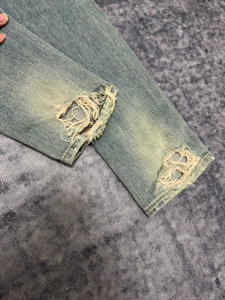 Saint Laurent Paris saint laurent paris14SS Knife Cut Jeans of Great Destructio Size US 27 - 7 Thumbnail