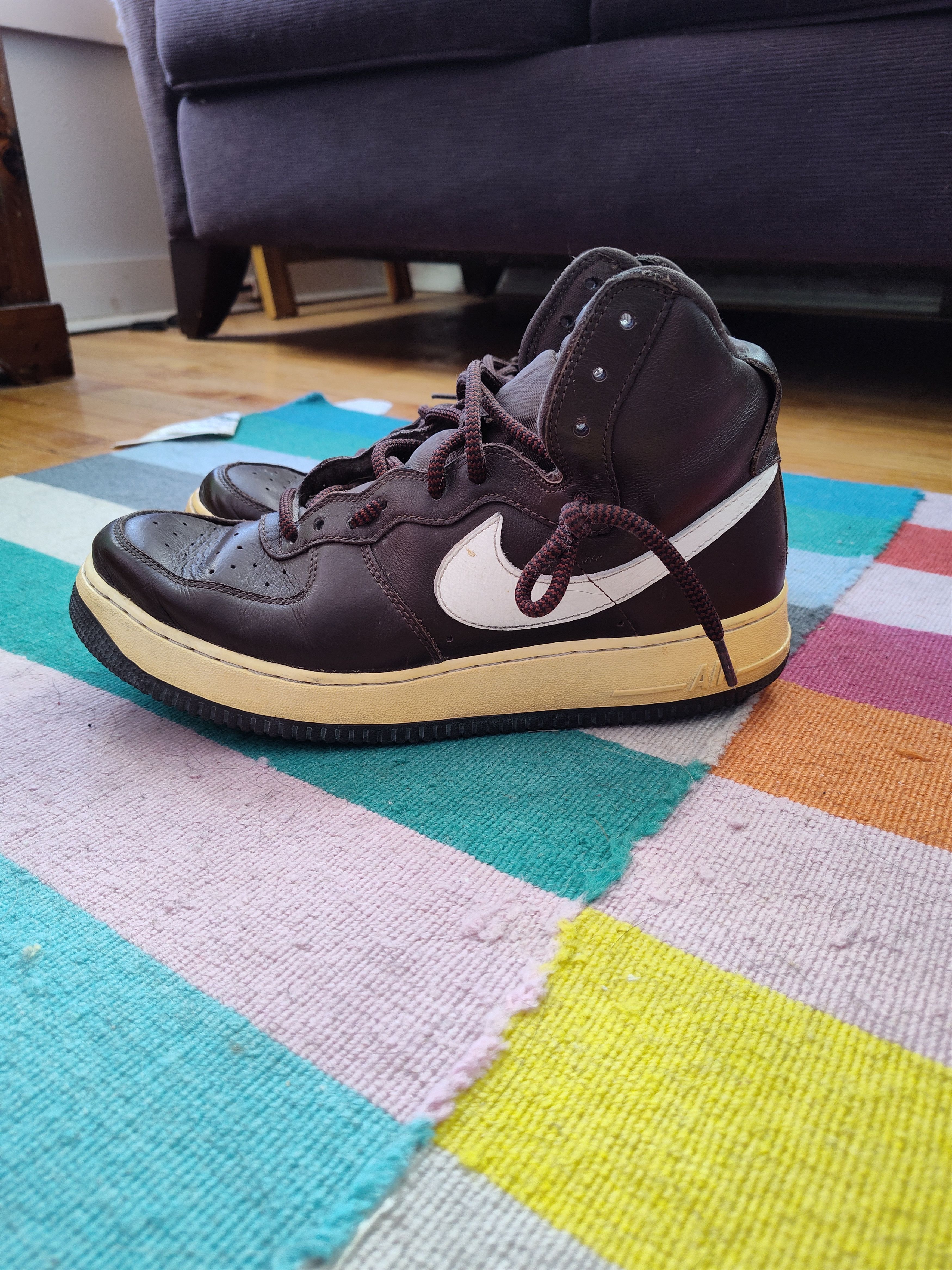Nike Chocolate Air Force Ones Size US 10 / EU 43 - 2 Thumbnail