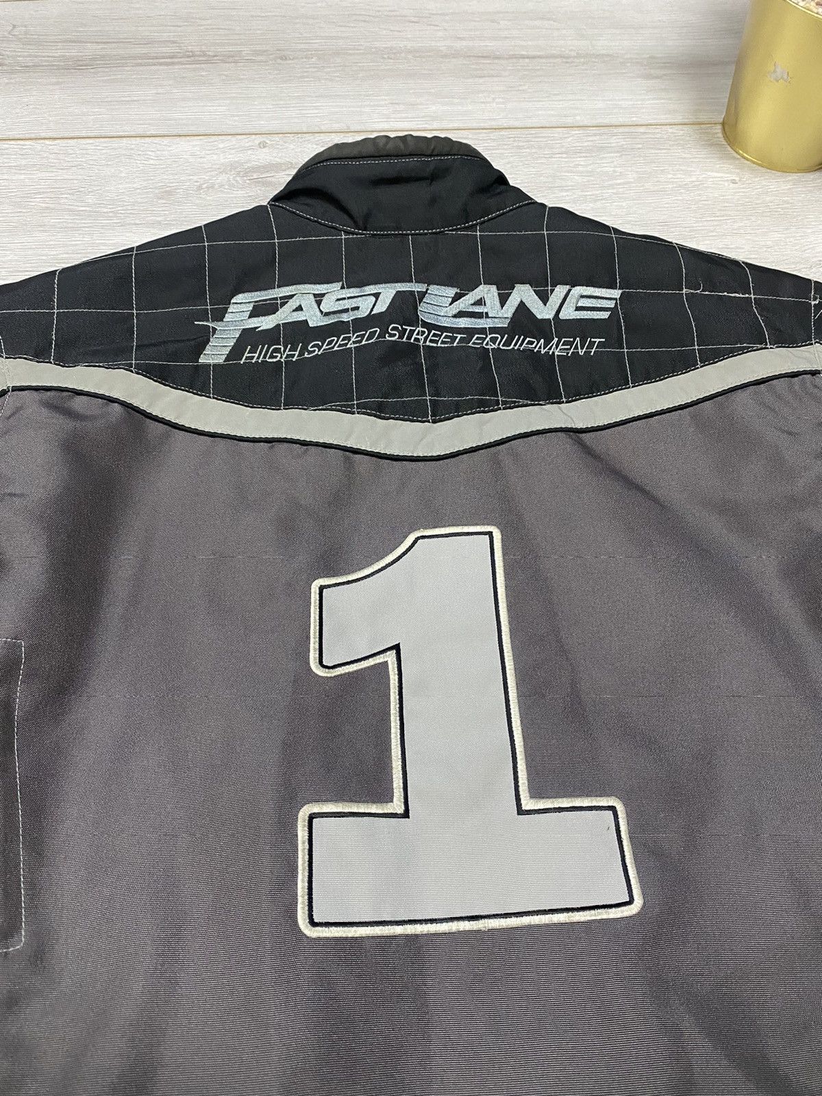Vintage Fast Line 1 Reflective vintage racing bomber jacket Size US M / EU 48-50 / 2 - 11 Thumbnail