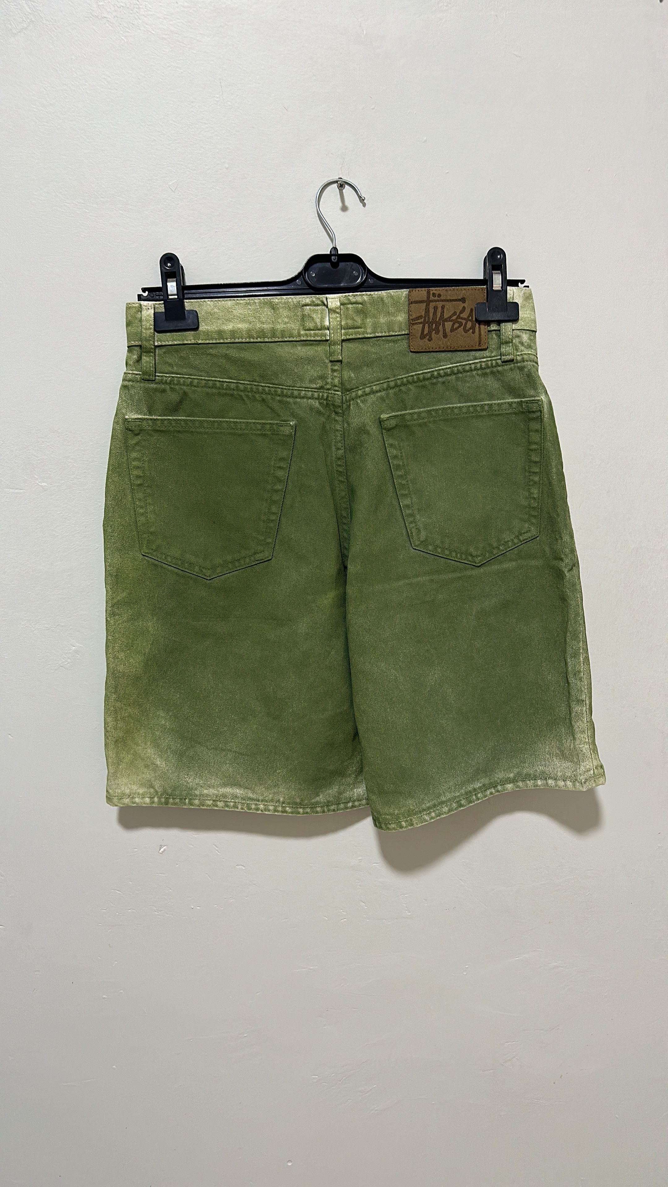 Stussy Stussy spray dye big ol short denim Size US 28 / EU 44 - 2 Thumbnail