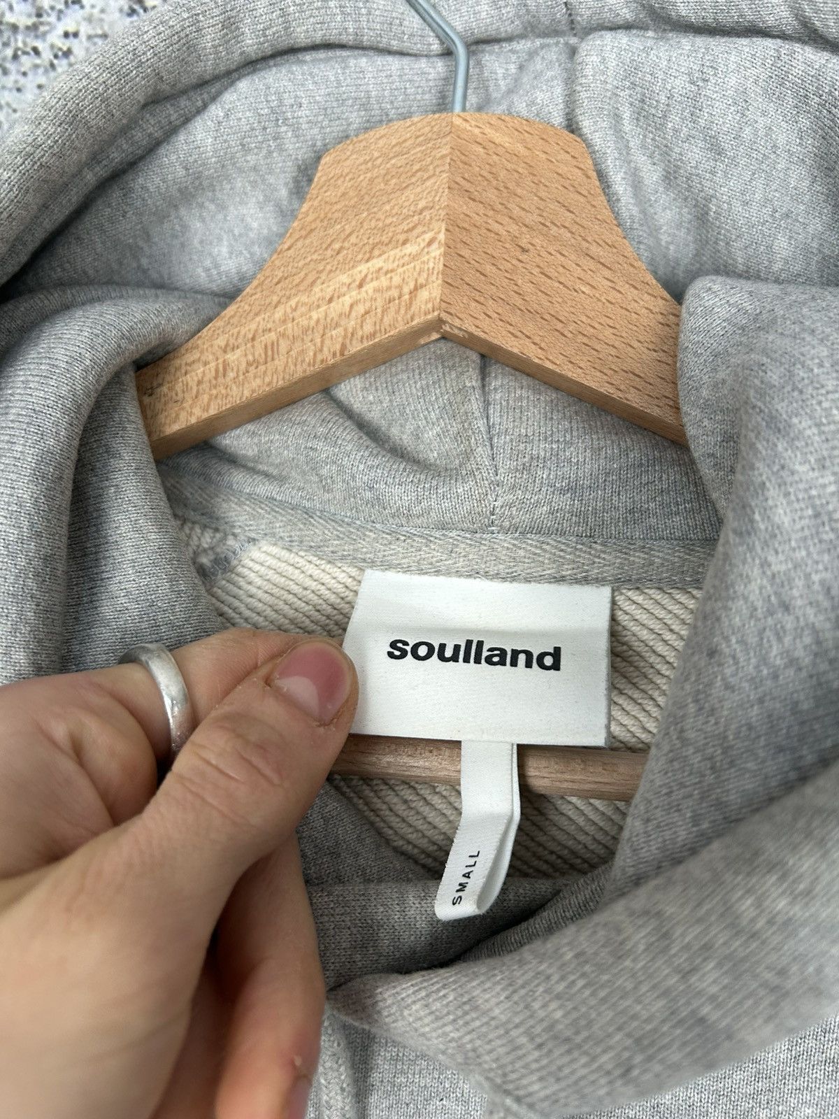 Soulland Soulland Grey Hoodie Streetwear Skateboarding Rap Baggy Size US S / EU 44-46 / 1 - 5 Thumbnail